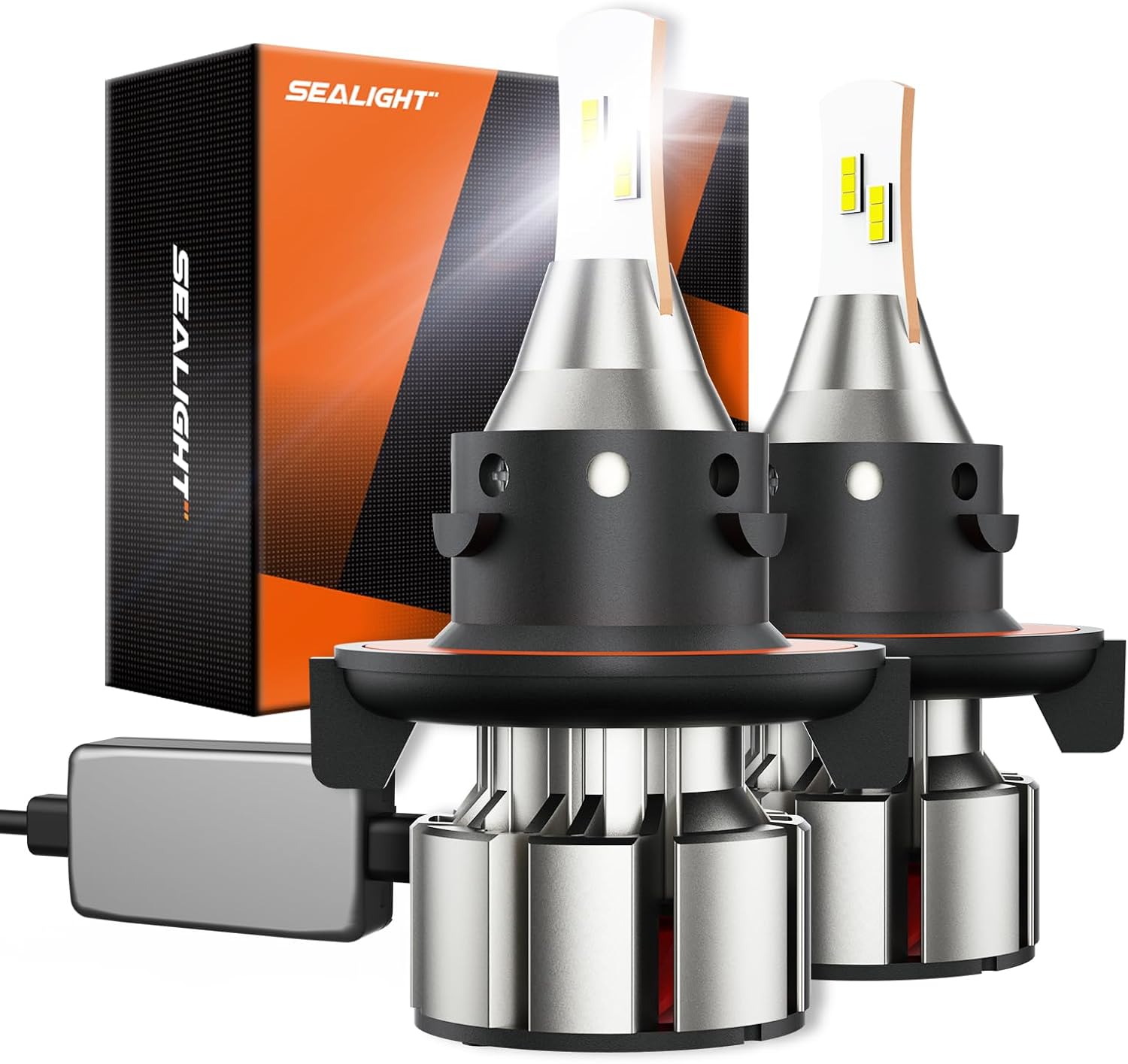 SEALIGHT H13/9008 Fog Light Bulbs, 800% Super Bright, 9008 Fog Light Bulbs, IP68...