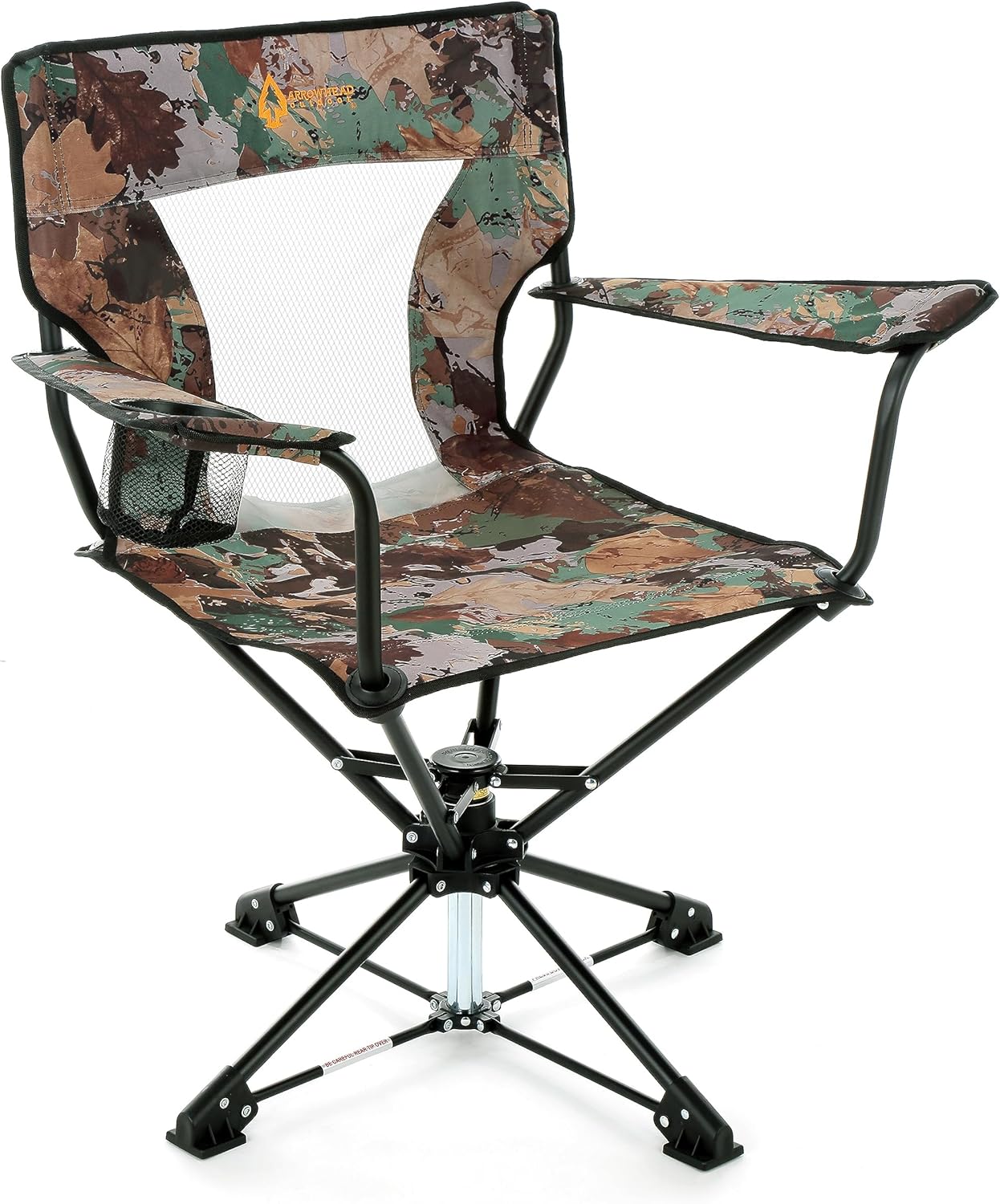 ARROWHEAD OUTDOOR 360° Degree Swivel Hunting Chair Stool Seat, Perfect for Blind...