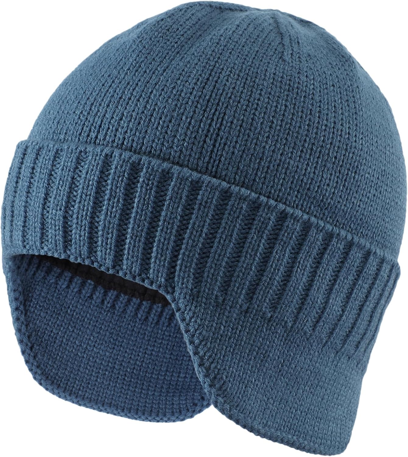 Home Prefer Mens Winter Hat Knit Earflap Hat Stocking Caps with Ears Beanie Hat...