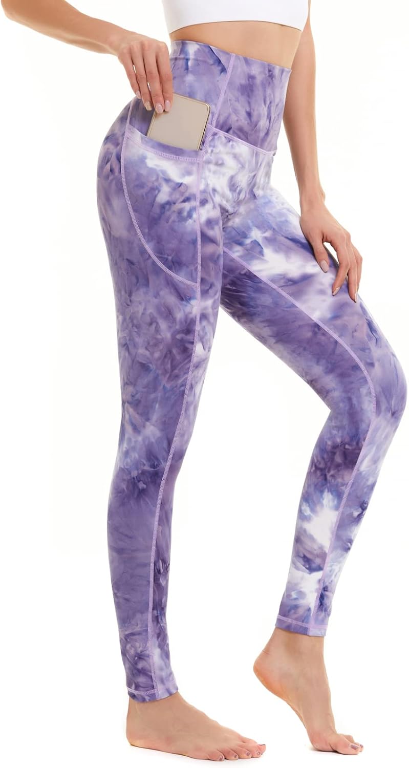 ccko High Waisted Leggings for Women with Pockets, Womens Yoga Pants Stretch Wor...
