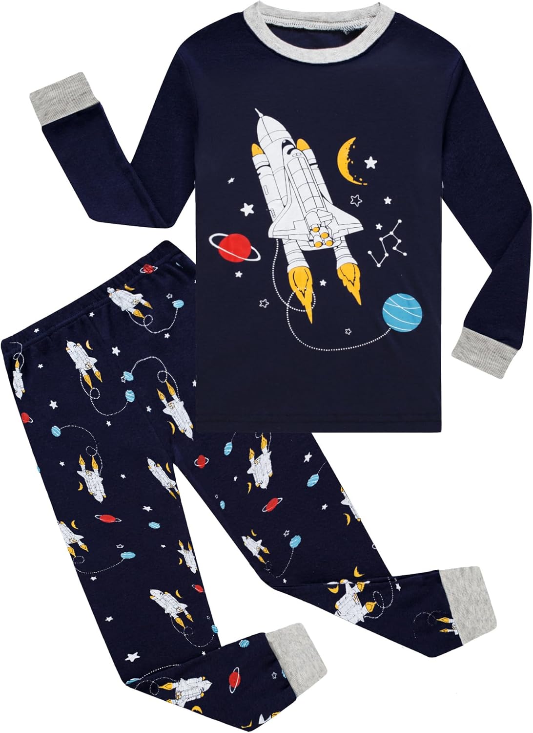 Dolphin&Fish For Kids Pjs Boy Pajama Little boy Sleepwear Cotton 100% Soft Fabri...