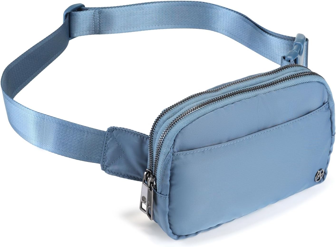 Pander Everywhere Belt Bag for Women, 5 Zipper Pockets Nylon Crossbody Fanny Pac...