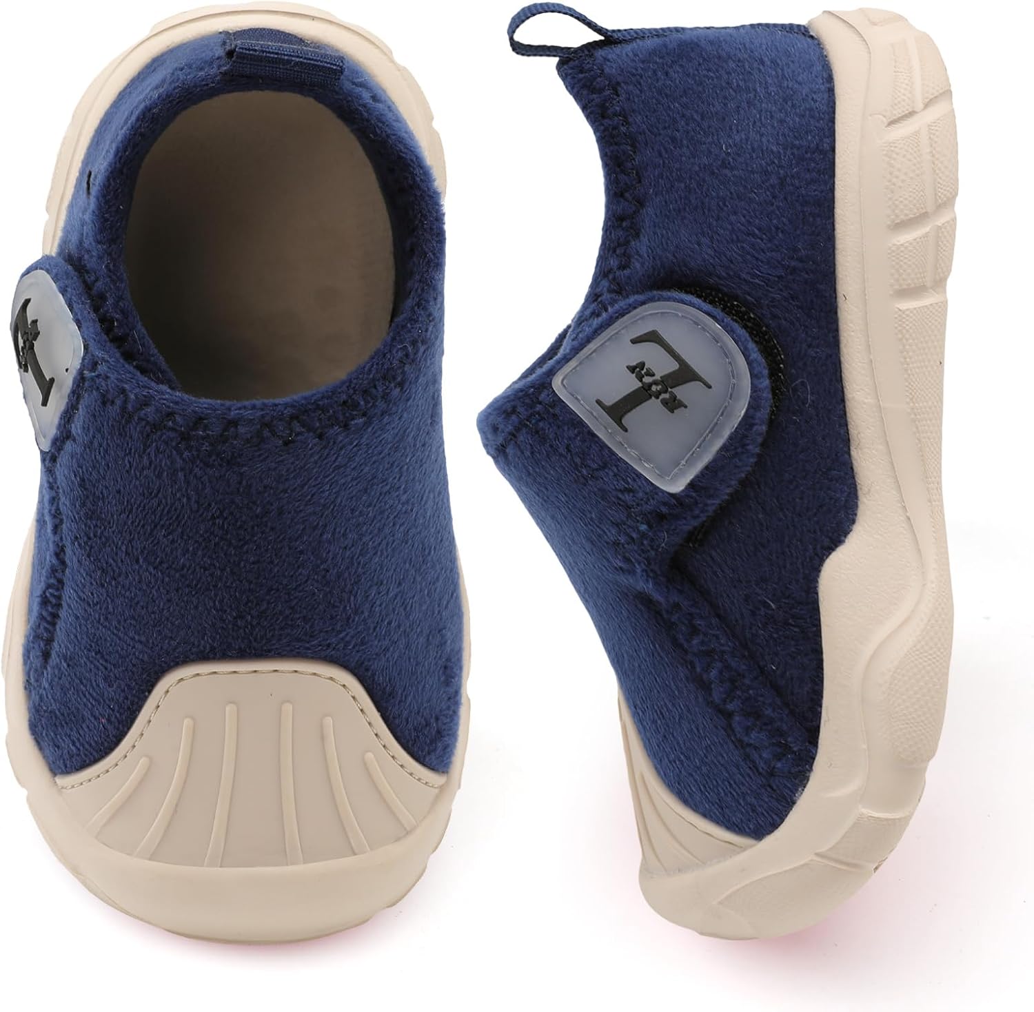 L-RUN Toddler Slippers Soft Boys Girls Barefoot House Slippers Anti-slip Lightwe...