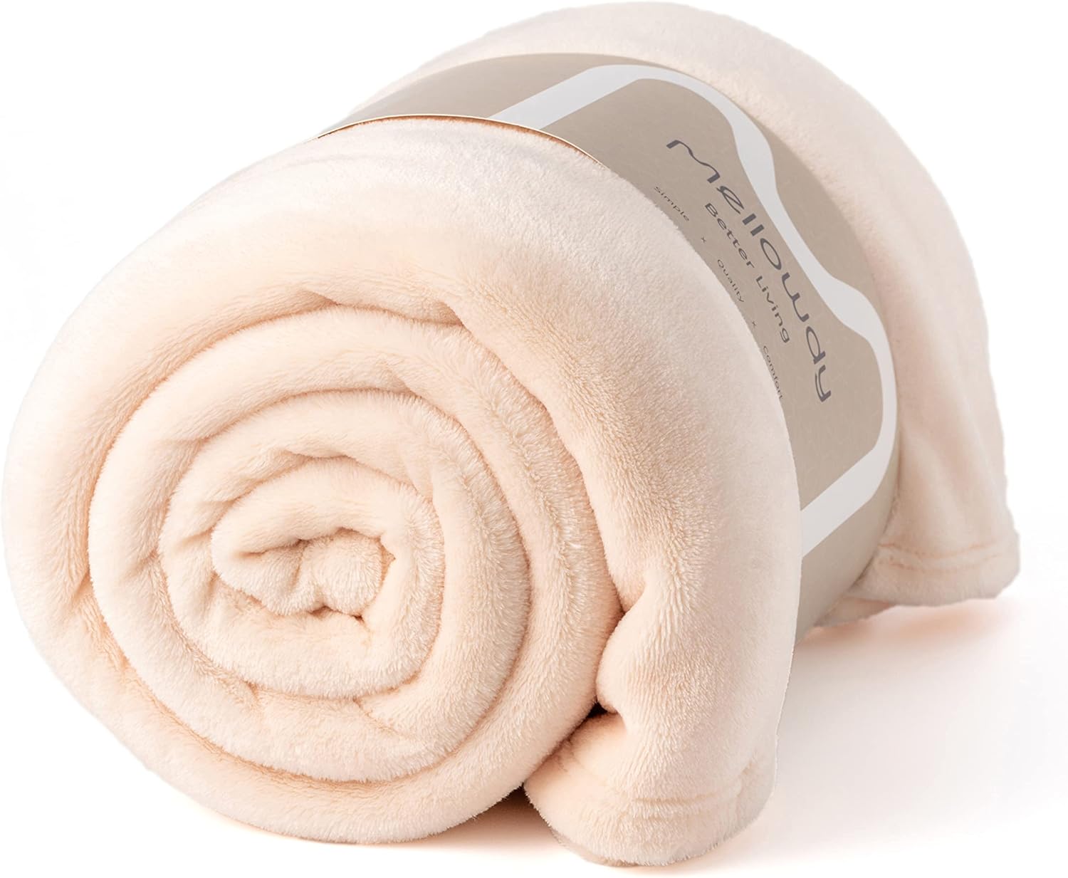 Mellowdy Plush Flannel Blanket Cozy Warm Comfy Soft Fleece Fall Fuzzy Throw Blan...