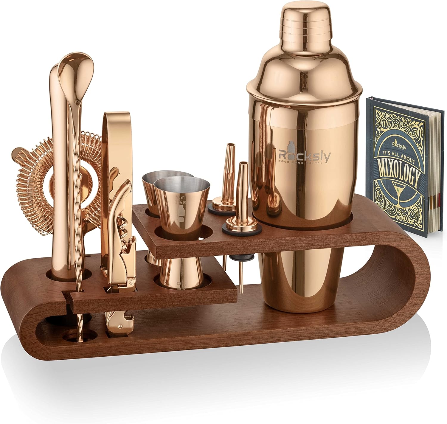 Mixology Bartender Kit and Cocktail Shaker Set for Drink Mixing | Mixology Set w...