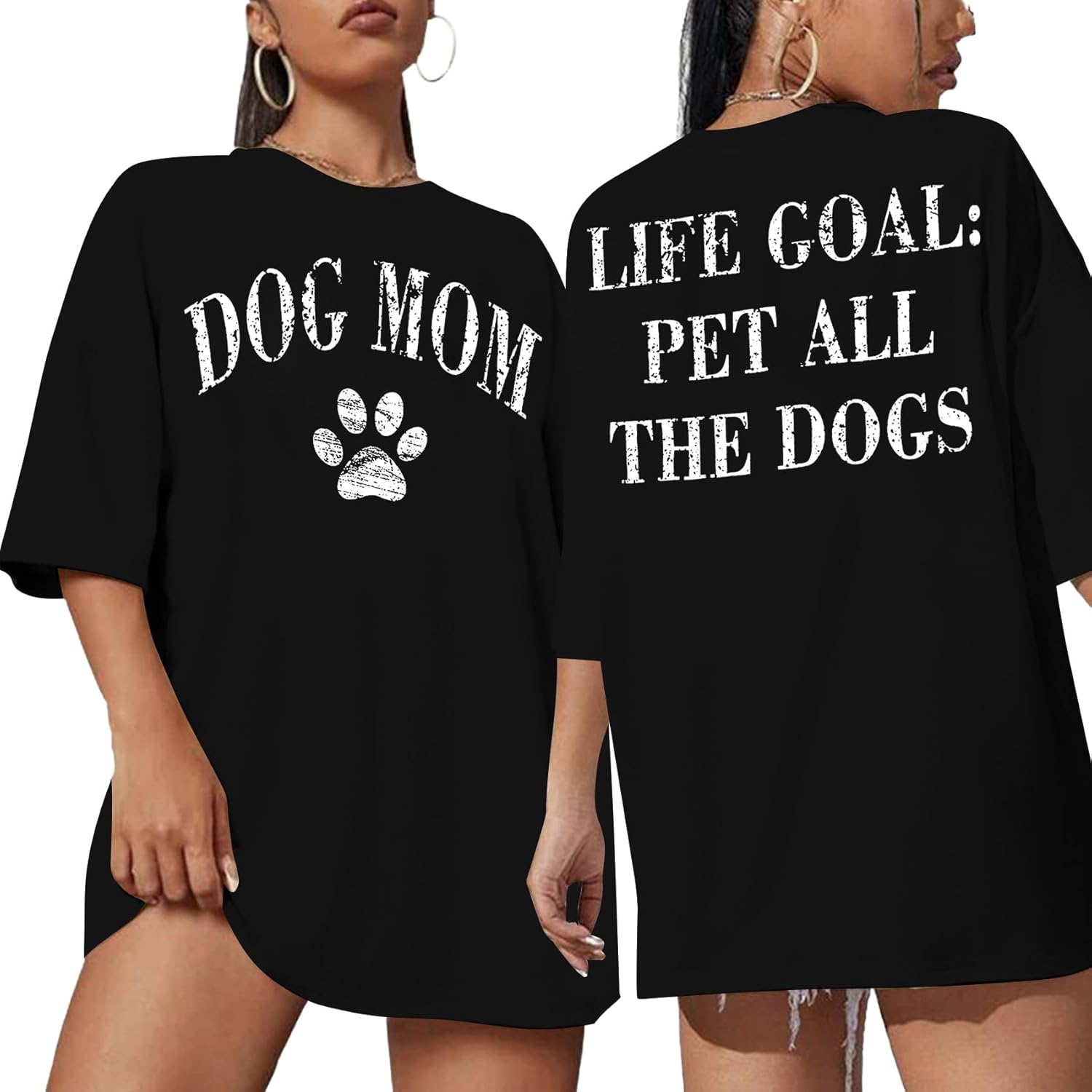 Dog Mom Tshirts Dog Lover Shirt Women Pet All The Dogs Shirts Funny Saying Lette...