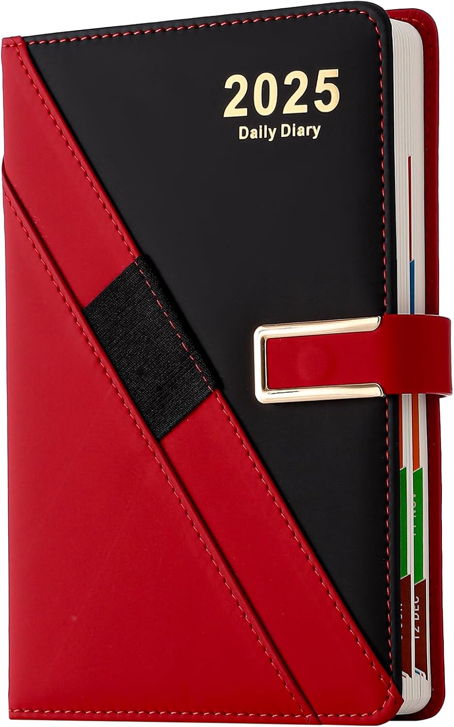 Mljtoyo Diary 2025 A5 Day per Page,Productivity Organizer Daily & Monthly Planne...