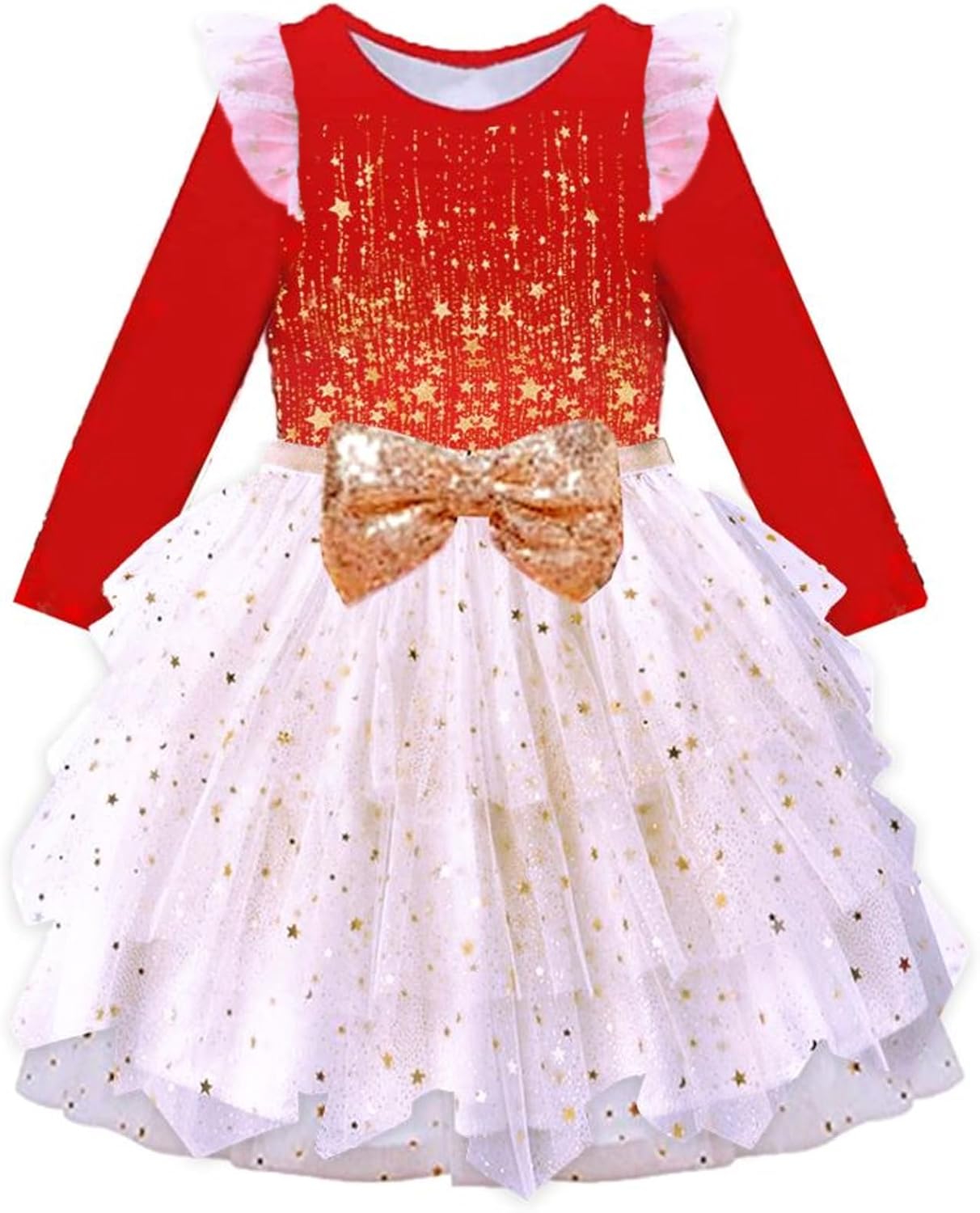 VIKITA Girls Dresses Winter Long Sleeve Party Gifts for Girls 3-7 Years Blh4108...