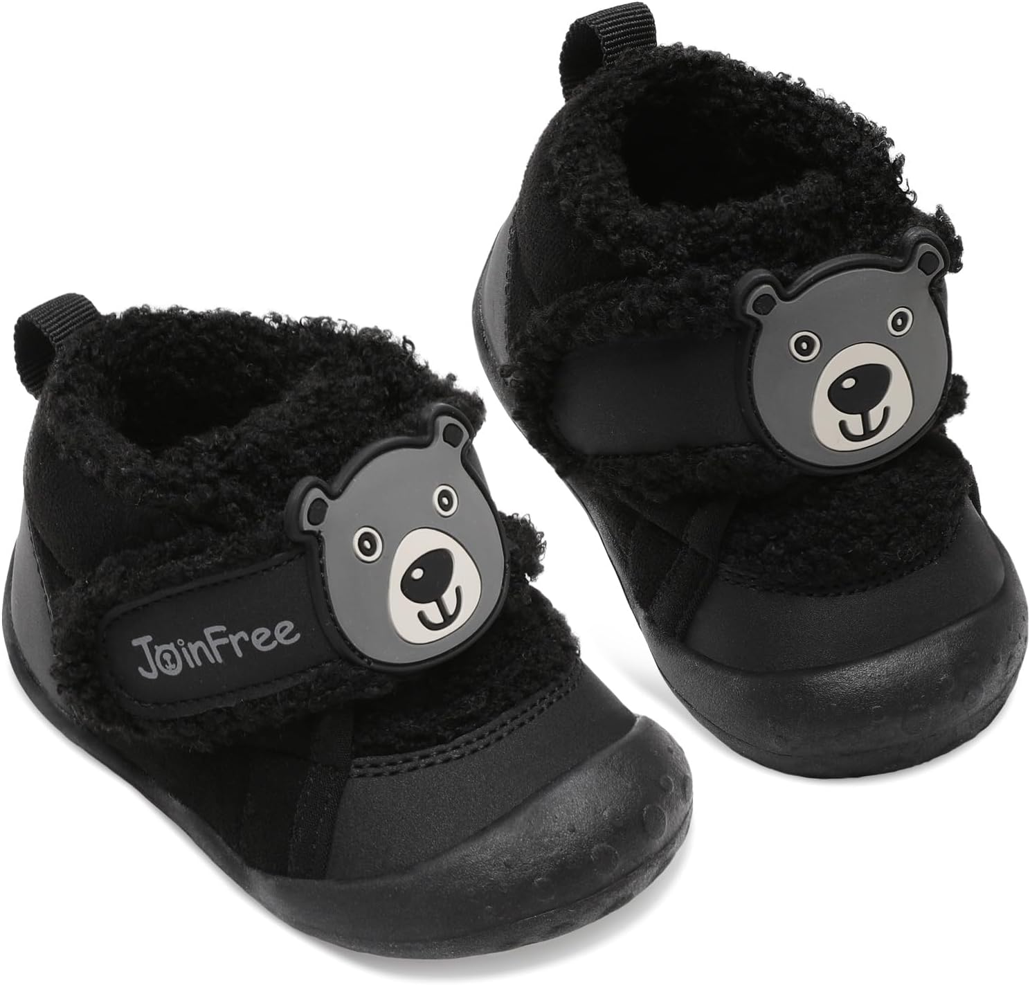 JOINFREE Baby Slippers Toddler Boys Girls House Shoes Baby Ankle Booties Wide To...