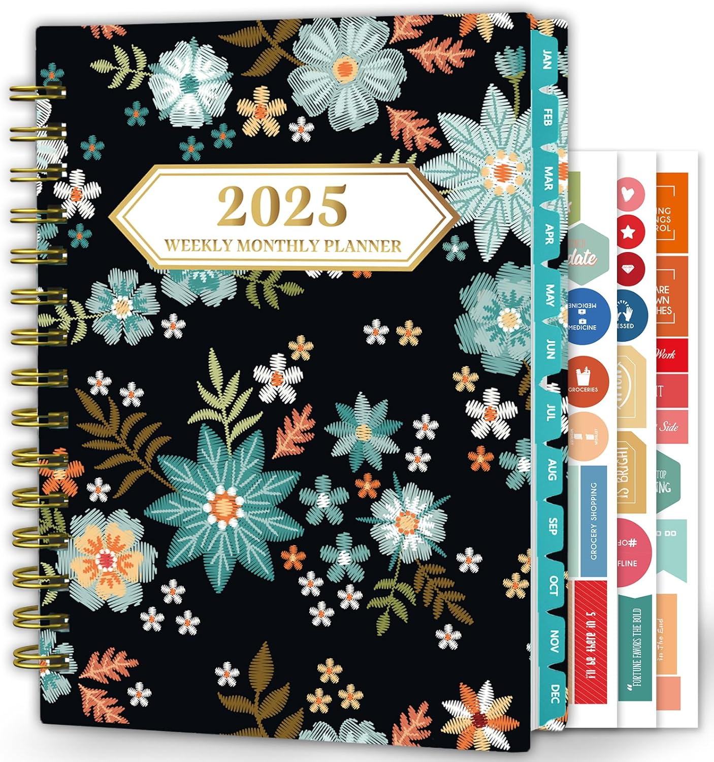 Ymumuda 2025 Planner, 12-Month Daily Weekly Monthly Planner from JAN.2025 to DEC...