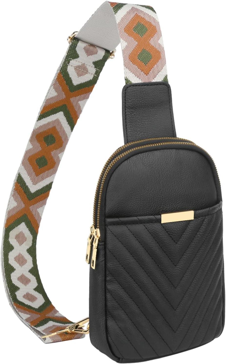 KKXIU Small Sling Bag for Women Crossbody Trendy Fanny Packs Vegan Leather Mini...