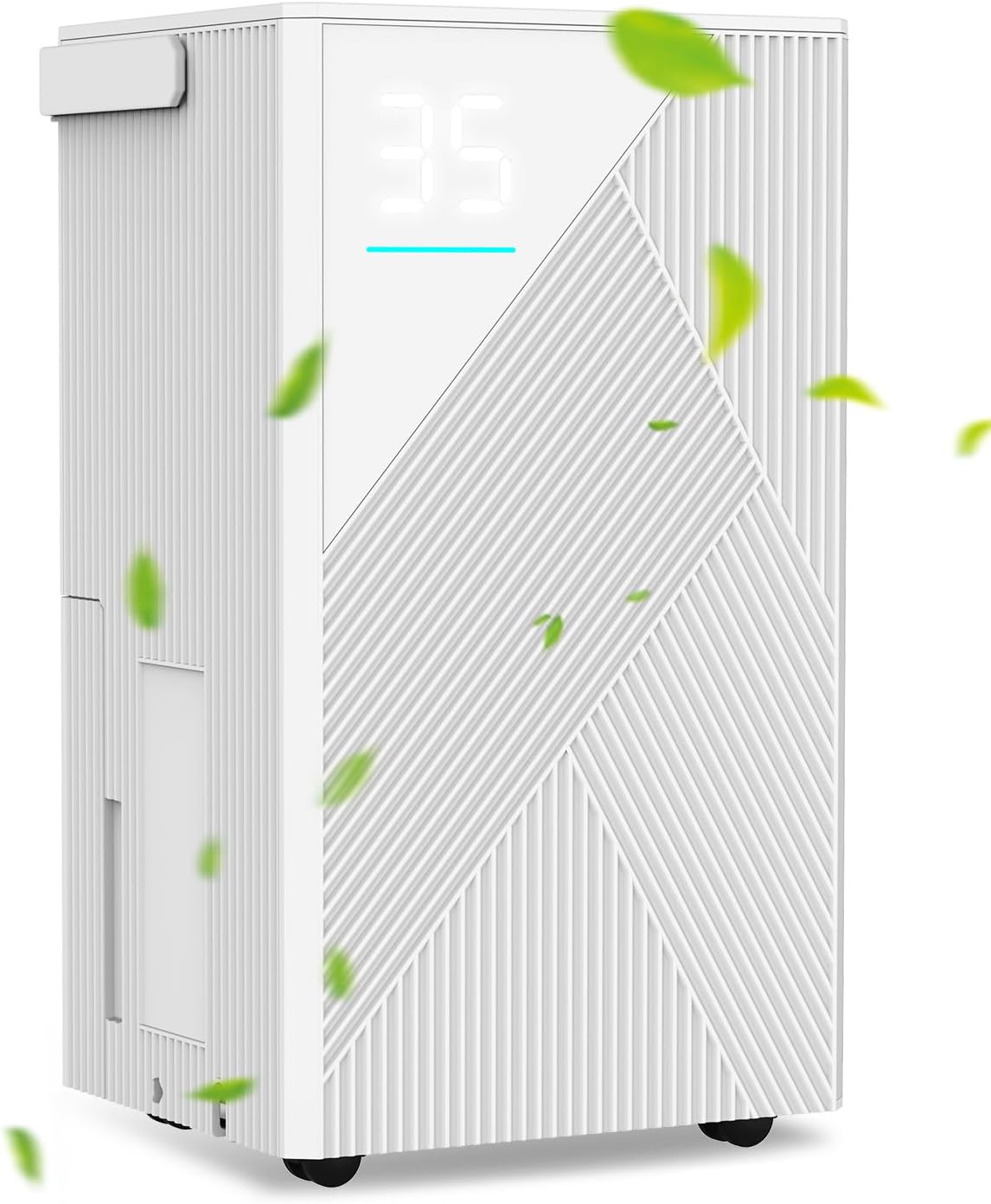 Maxesla 12L/Day Dehumidifiers for Home Damp with Laundry Drying Mode, Dehumidifi...