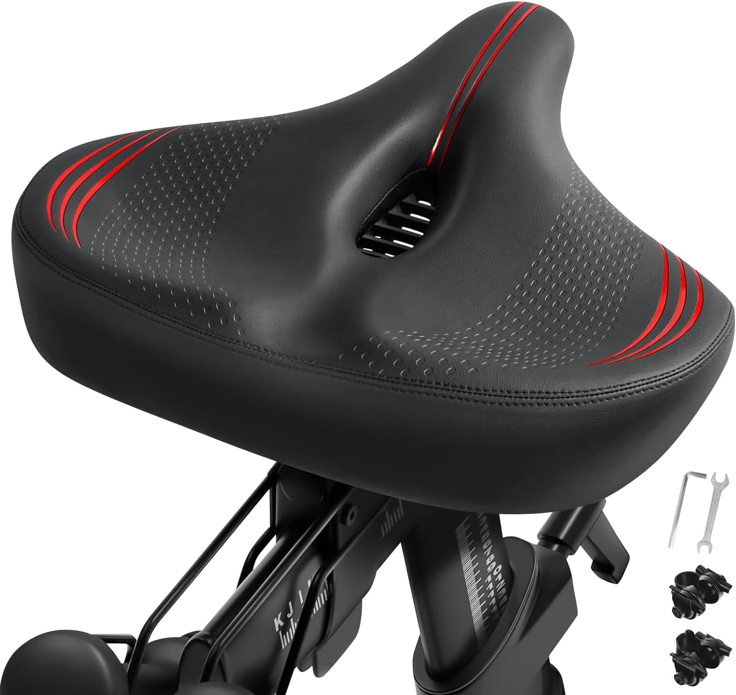 Oversized Bike Seat for Peloton Bike & Bike+, Replacement Extra Wide Bicycle Sea...