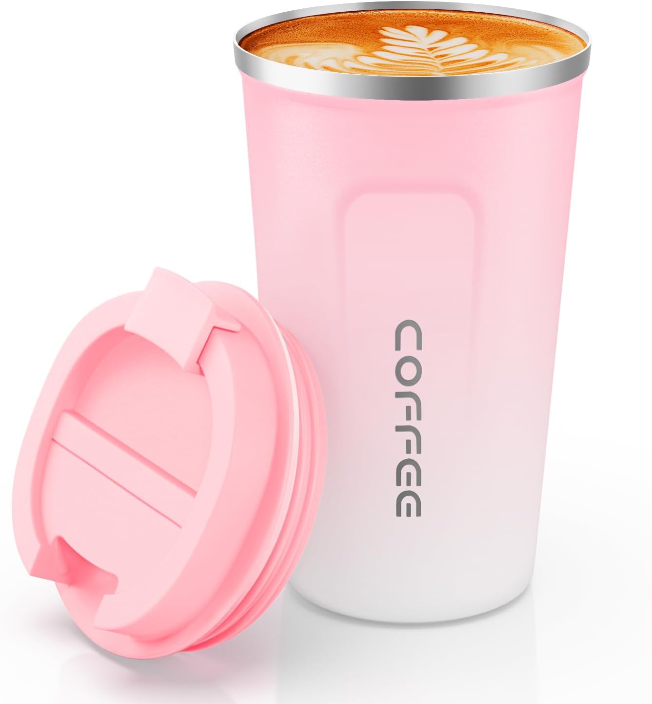 CS COSDDI 17 oz Stainless Steel Vacuum Insulated Tumbler - Coffee Travel Mug Spi...