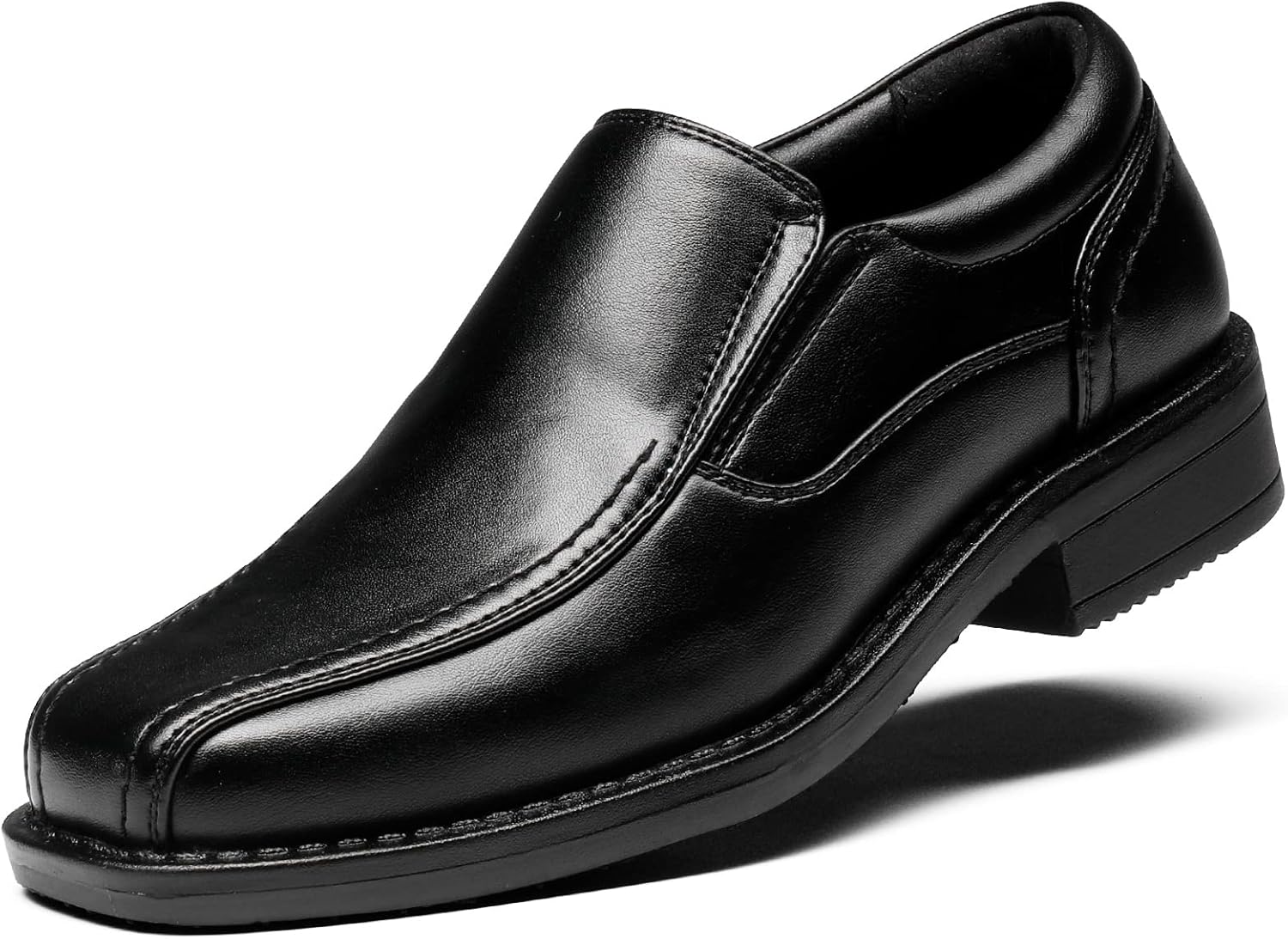 Bruno Marc Boy's Dress Shoes Slip-On Loafer Wedding Shoes 10 Toddler Black