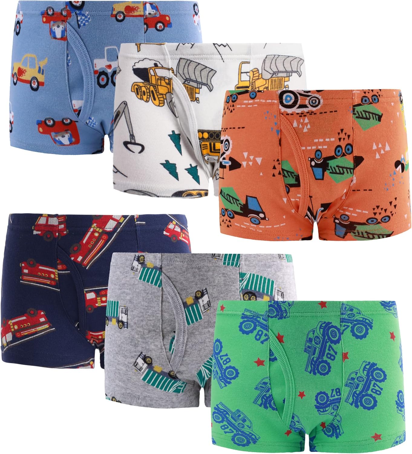 Boys Boxer Briefs Shorts Cotton Dinosaur Shark Baby Toddler Underwear for Kids B...