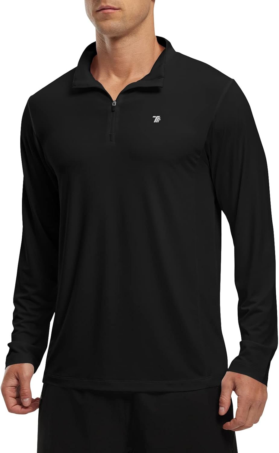 Rdruko Men's Quarter Zip Pullover SPF Shirts Long Sleeve Lightweight Dry Fit UV...