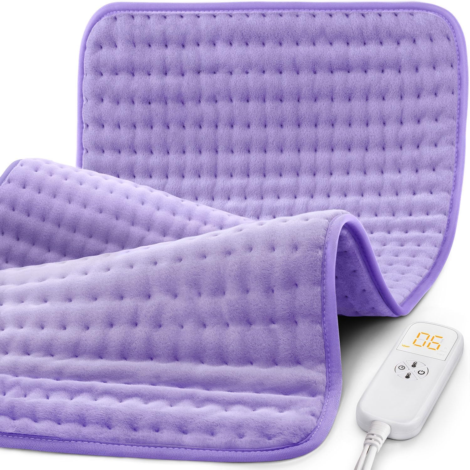 17"x33" Heating Pad for Back Pain Relief, Electric Heating Pads for Neck/Shoulde...