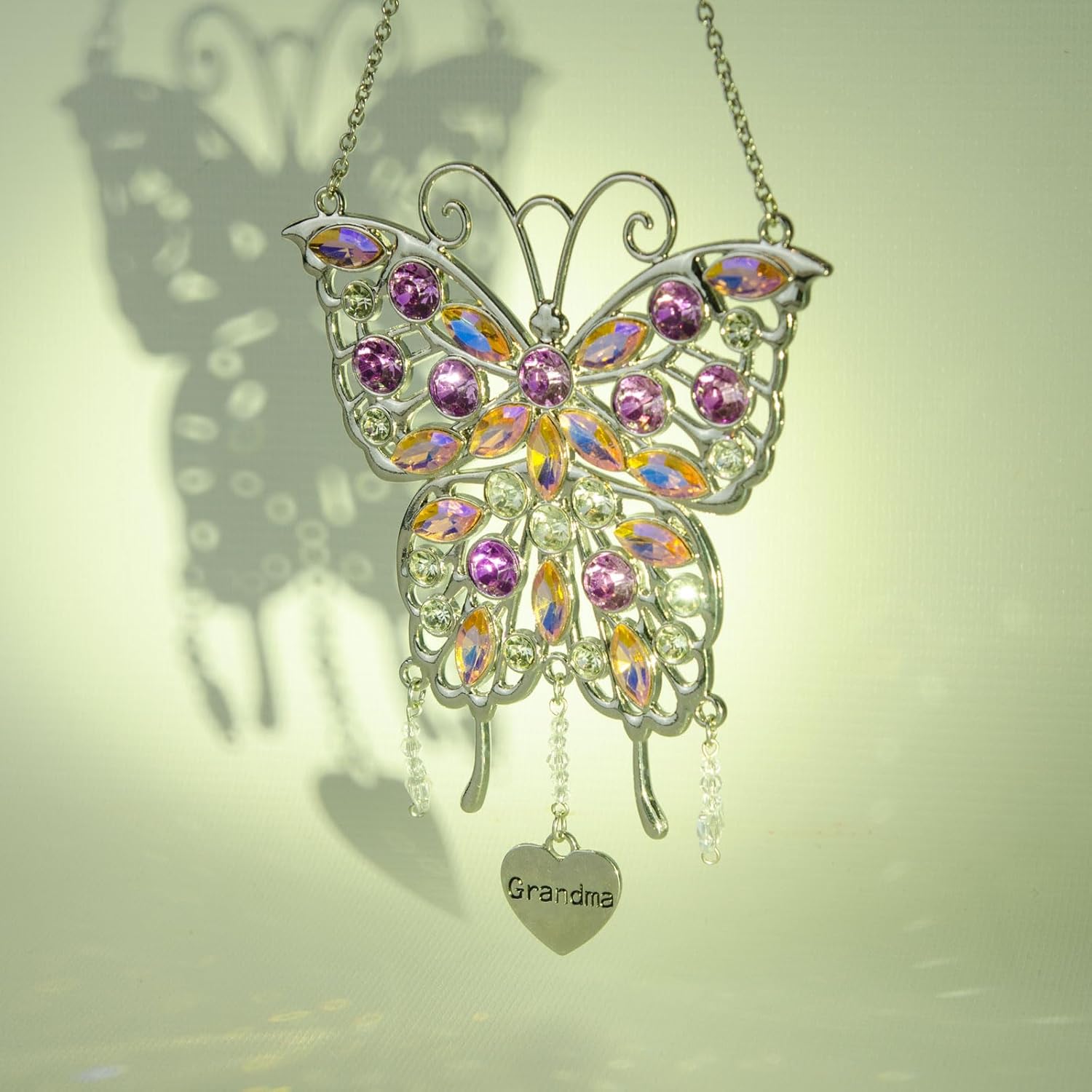 Grandma Gifts Crystals Butterfly Grandma Gifts from Granddaughter Grandson Grand...