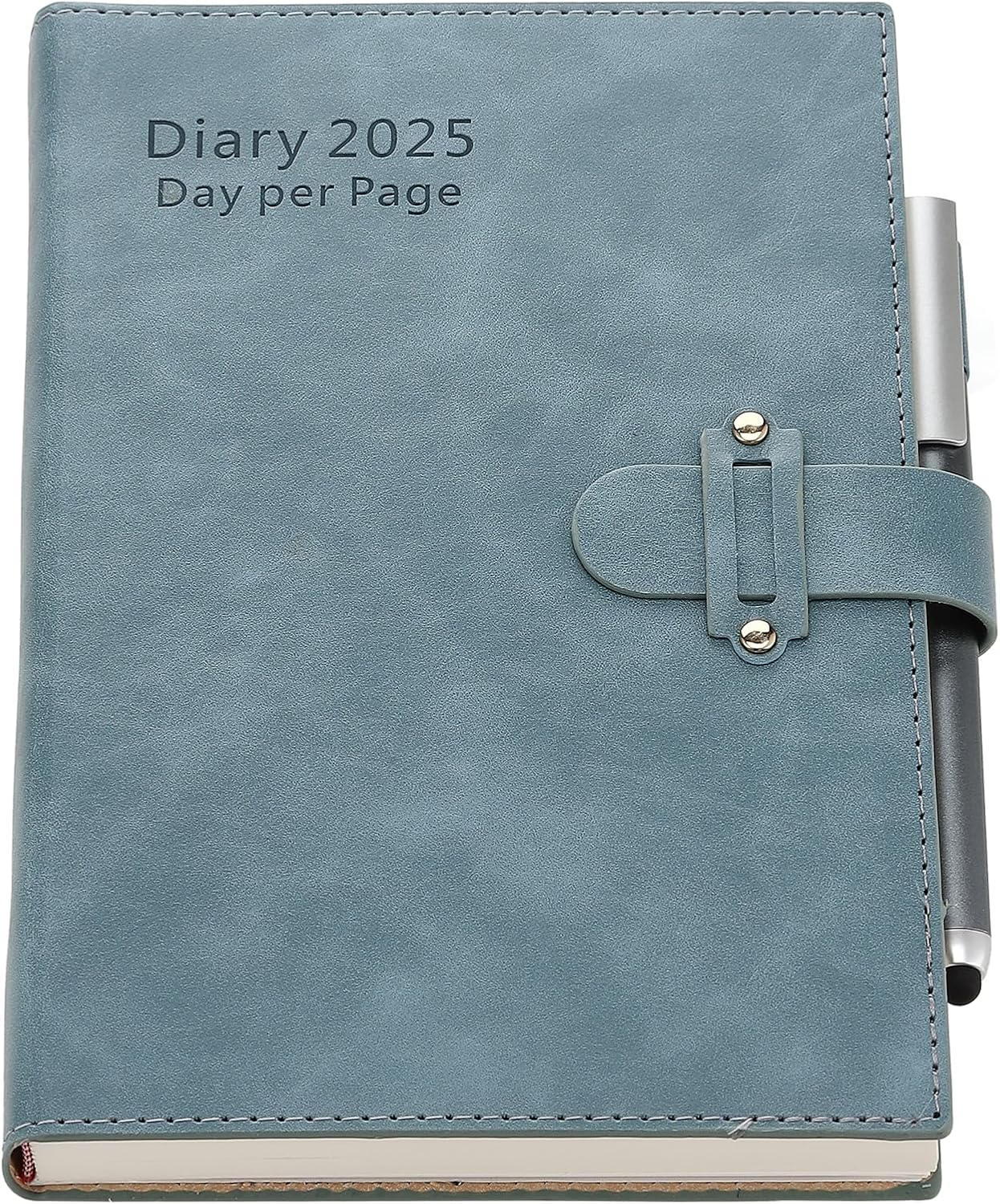 Mljtoyo Diary 2025 A5 Day Per Page, Hardback Productivity Daily Planner from Jan...