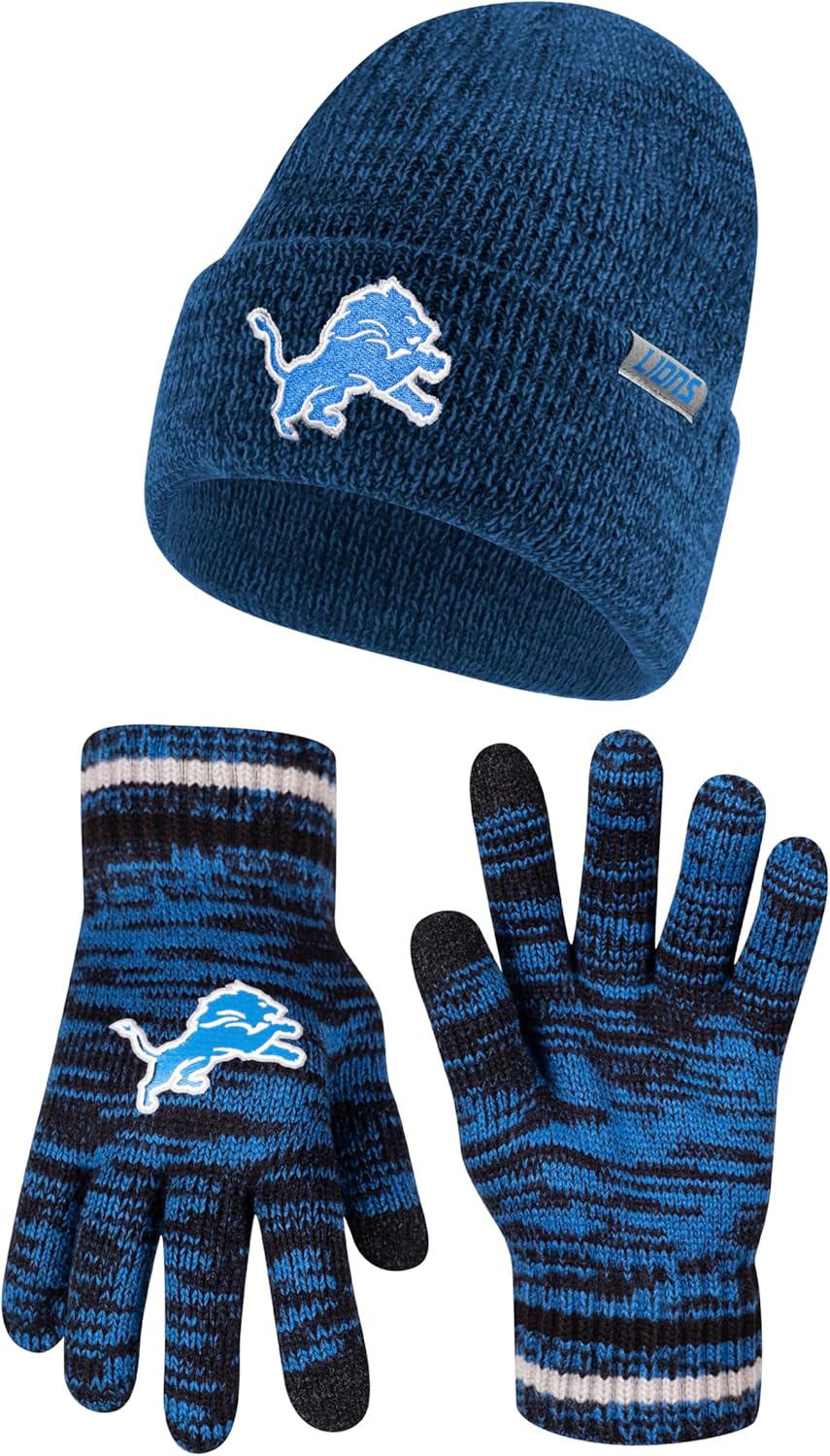 Ultra Game Adults Unisex NFL Official Super Soft Marl Knit Winter Beanie Knit Ha...