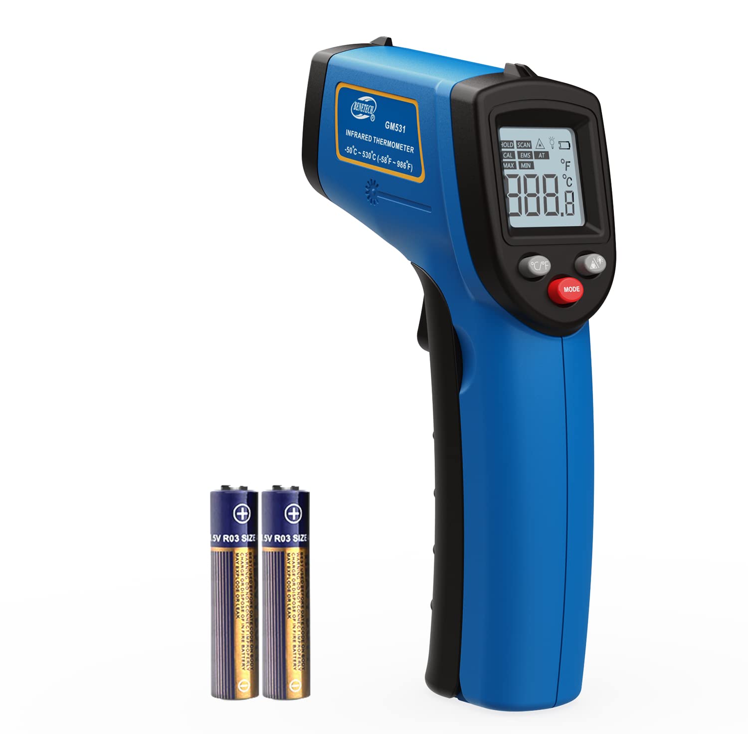 Infrared Thermometer (Not for Human) Temperature Gun Non-Contact for Cooking, La...