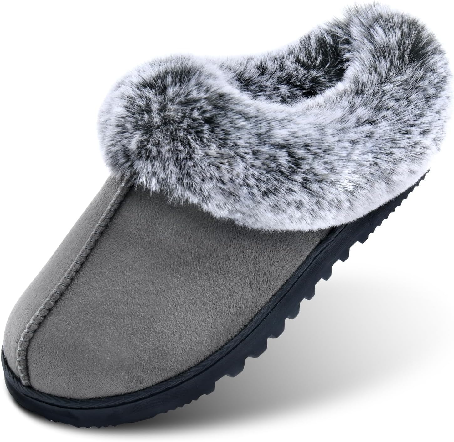 LORDFON Womens Slippers with Memory Foam,Winter House Slippers for Women with Wa...