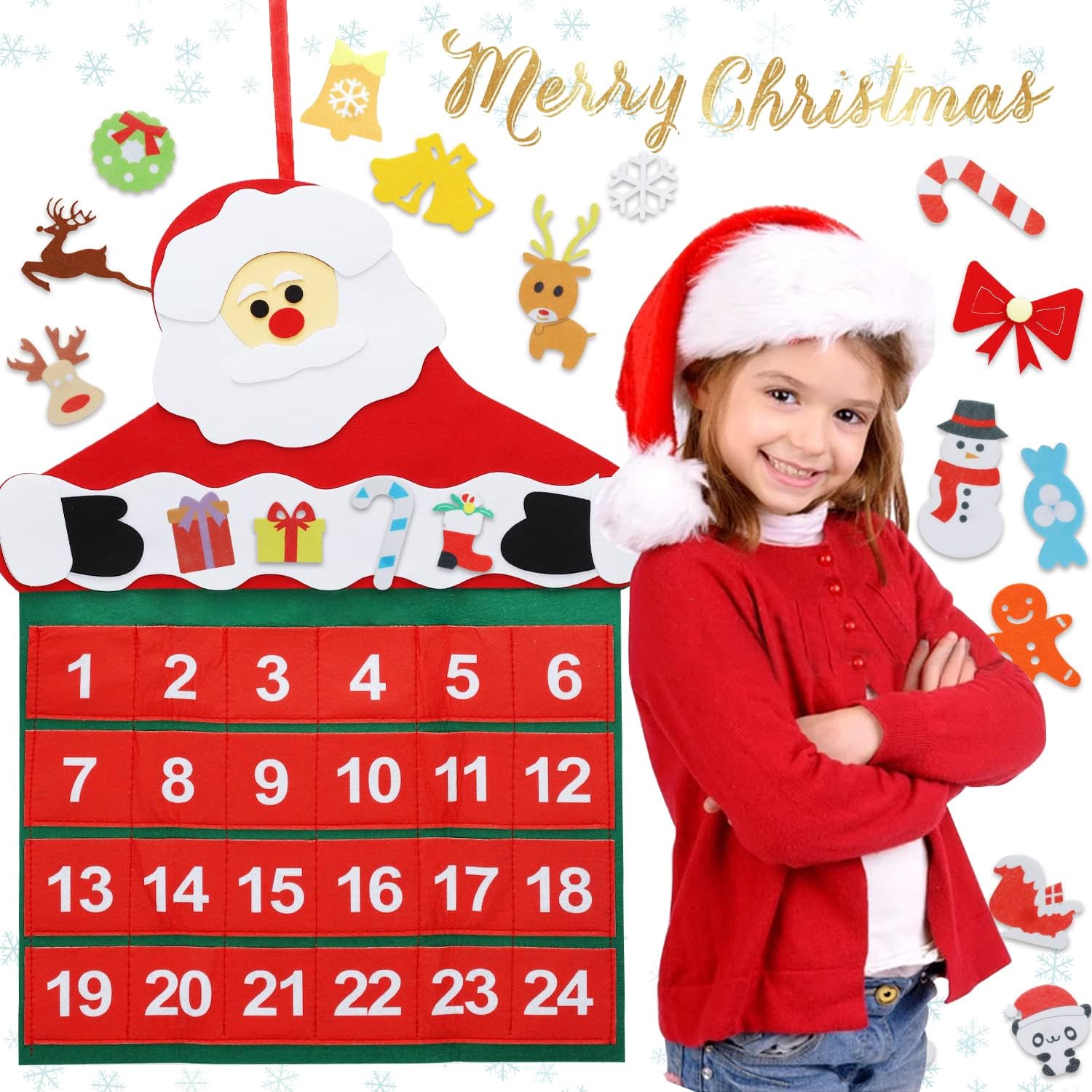 TOY Life Christmas Nativity Advent Calendar 2024 Kids Toddler Christmas Countdow...