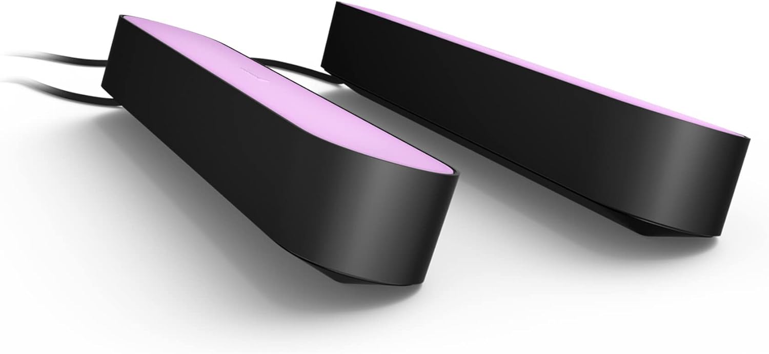 Philips Hue Play White and Colour Ambiance Smart Light Bar Double Pack Base Unit...