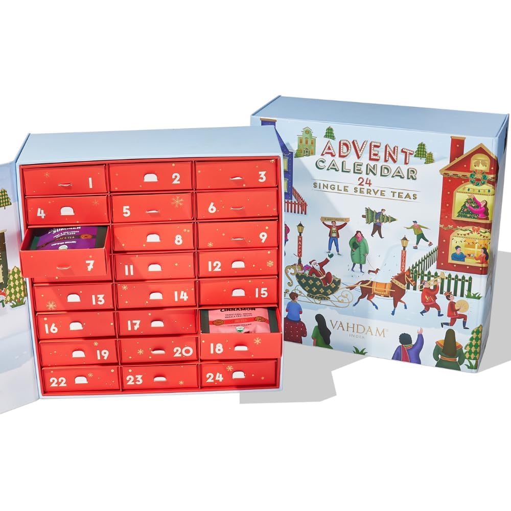 VAHDAM, Assorted Christmas Tea Gift Set | Limited Edition Unique Hoilday Gift Bo...
