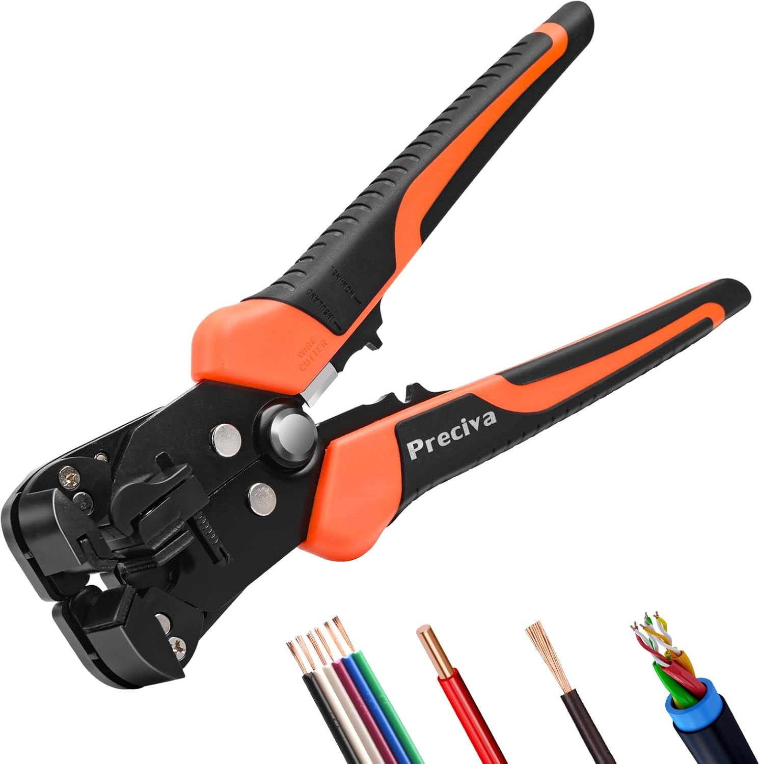 Wire Stripper, Preciva Automatic Cable Stripper and Cutter Tool Electrical for 0...