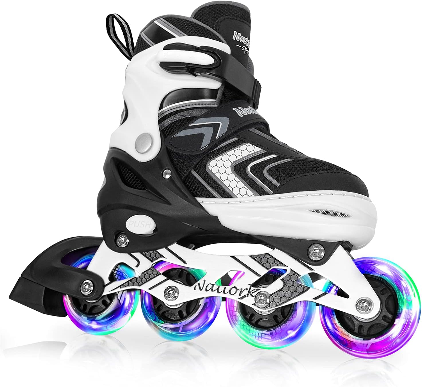 Nattork Inline Skates for Kids Girls Boys with Full Light Up Wheels,Adjustable S...