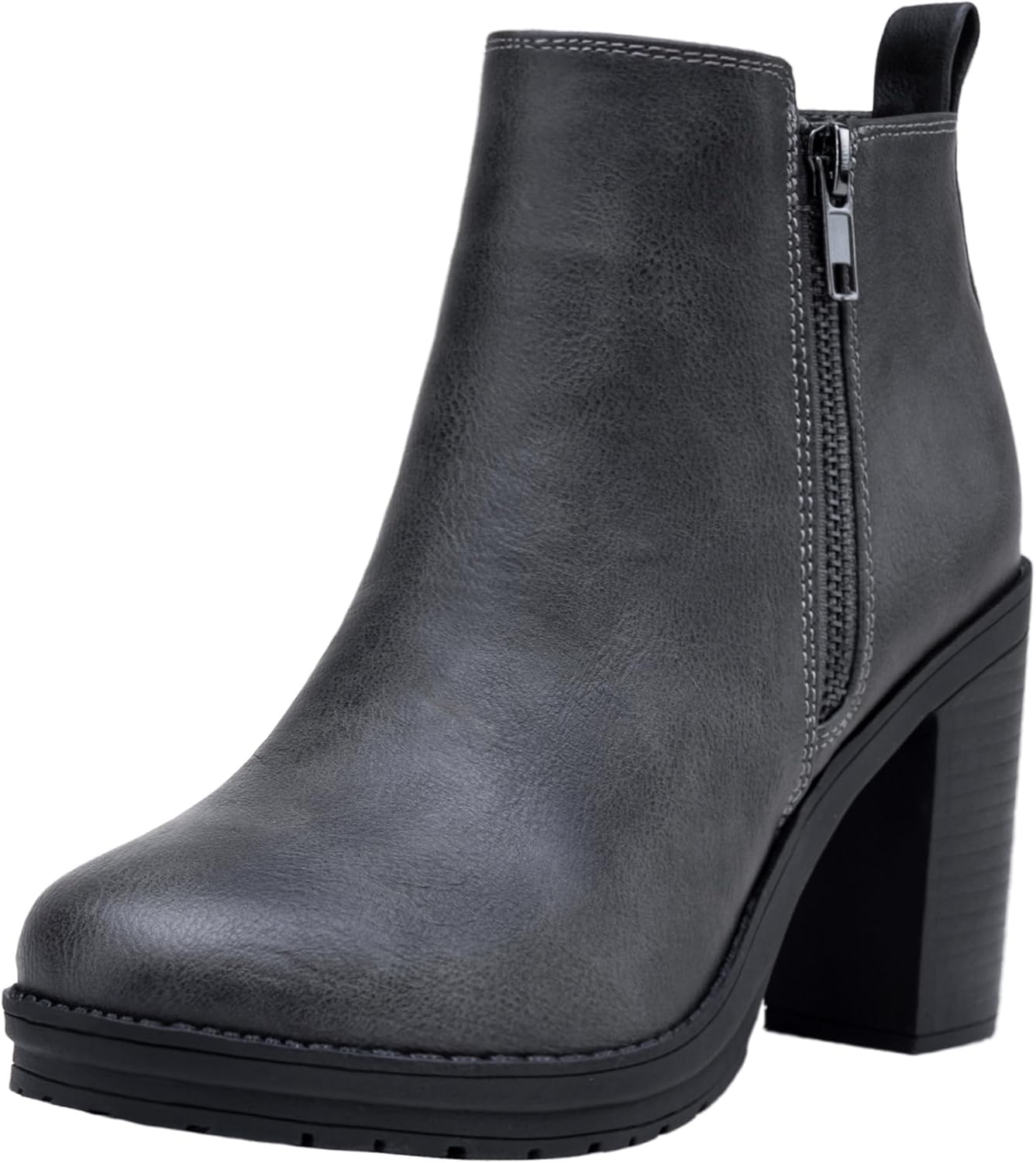 Jeossy Women's 9675 Platform Ankle Boots Fashion Chelsea Chunky Block Heel Booti...