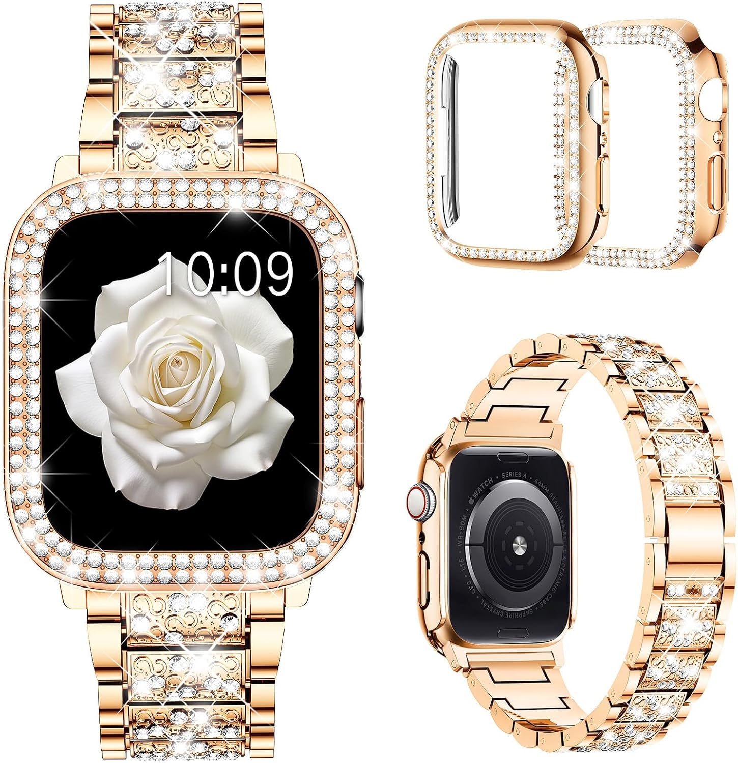 Mosonio Compatible with Apple Watch Band 38mm 40mm 41mm 42mm 44mm 45mm 46mm 49mm...