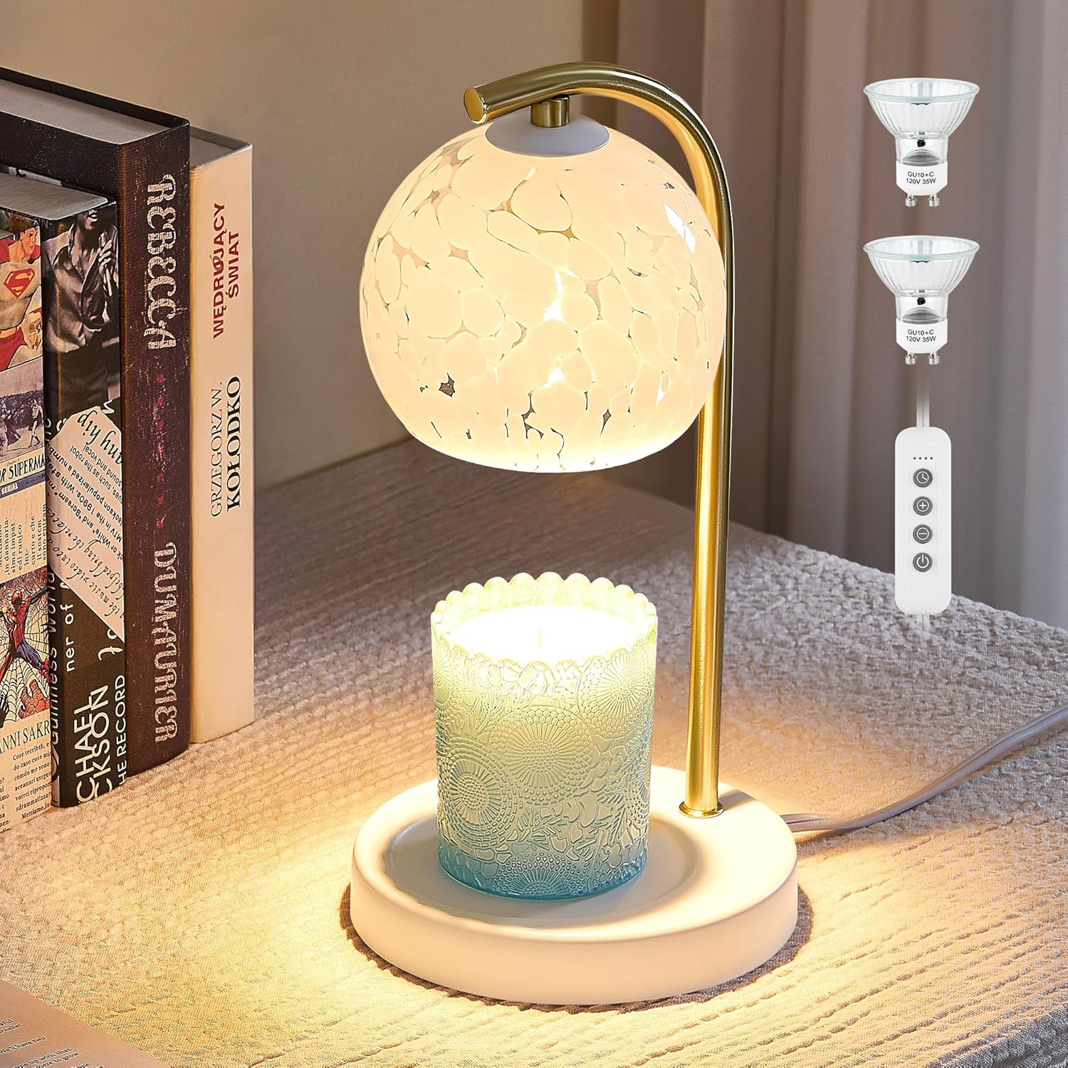 Womens Gifts for Christmas Candle Warmer Lamp, Dimmable Scented Wax Melt Warmer...