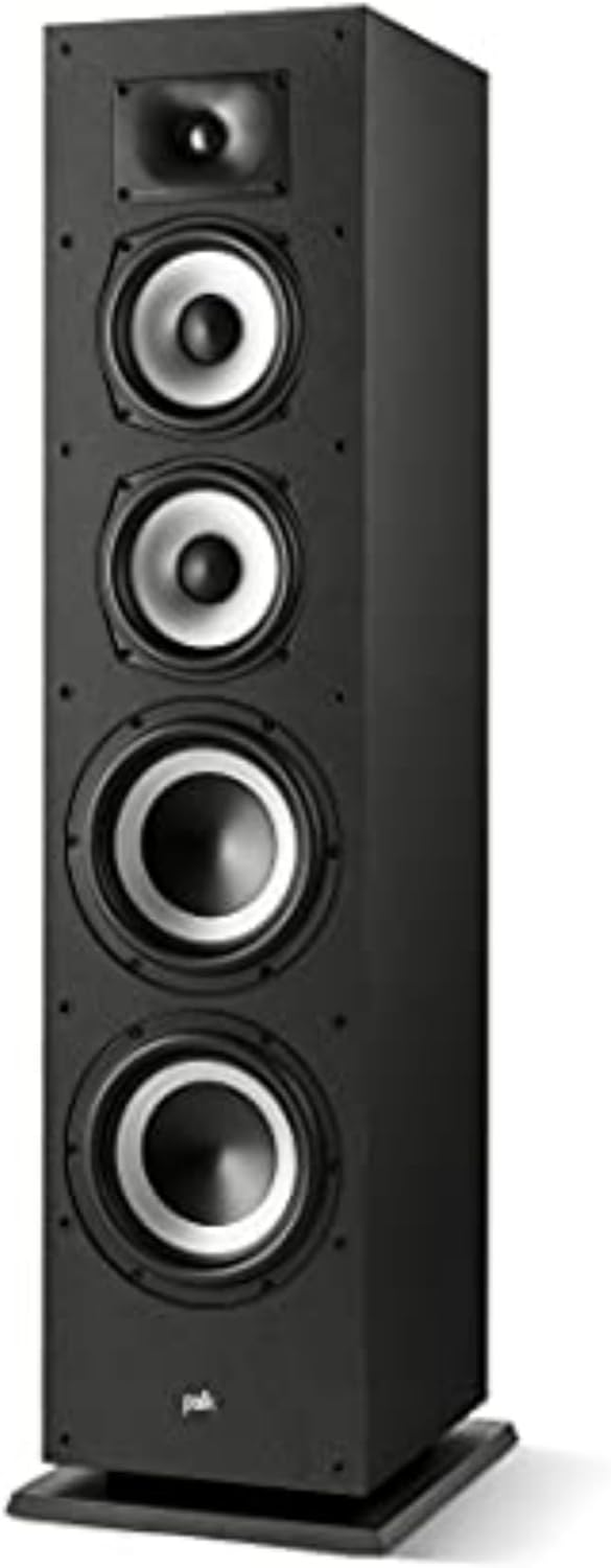 Polk Monitor XT70 Large Tower Speaker - Hi-Res Audio Certified, Dolby Atmos & DT...