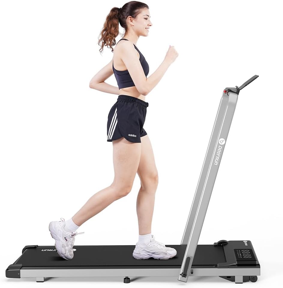 DeerRun 3 in 1 Folding Treadmills for Home, 3.0HP Powerful and Quiet Under Desk...