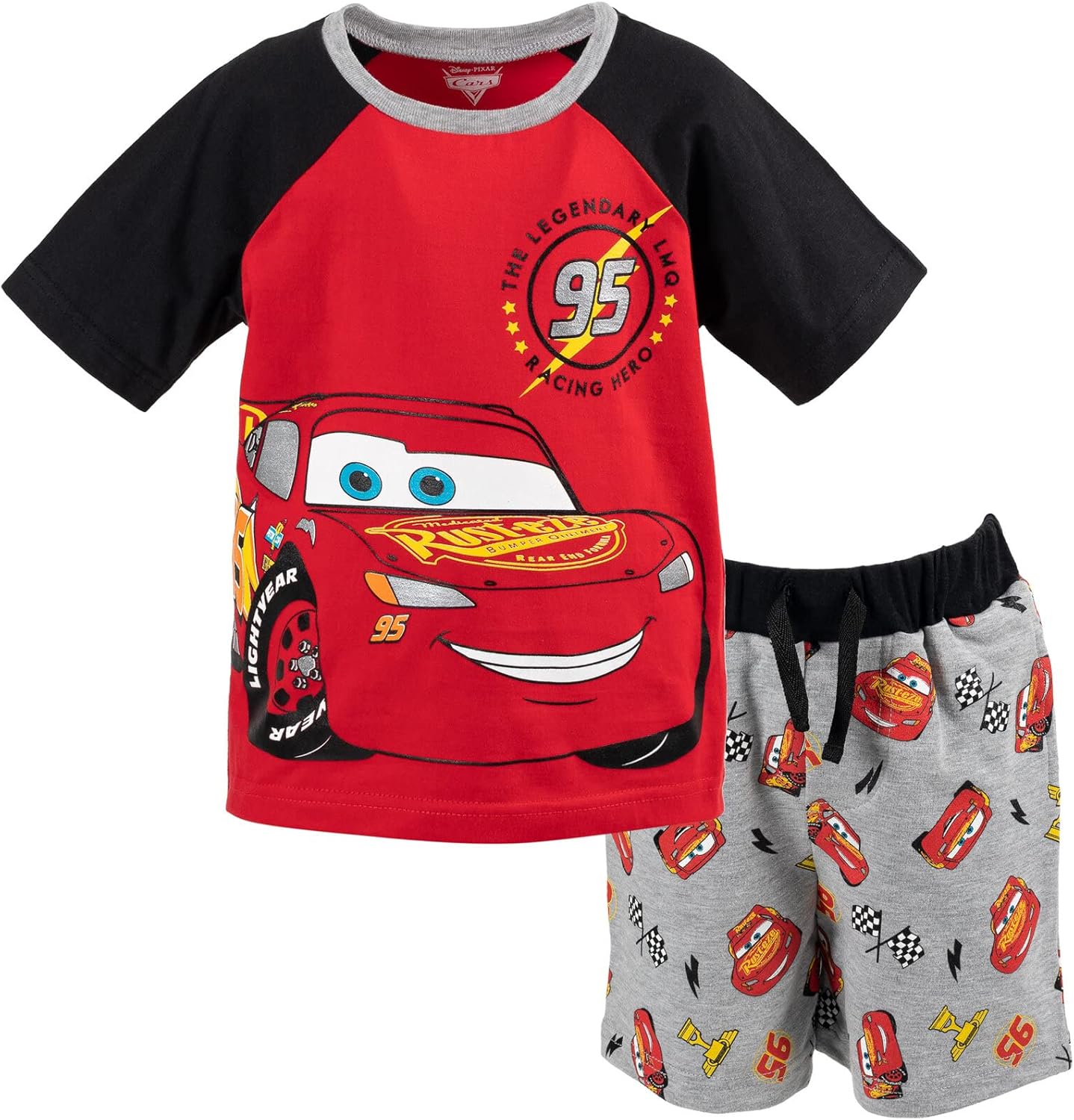 Disney Mickey Mouse Lion King Pixar Cars Pixar Toy Story French Terry T-Shirt an...