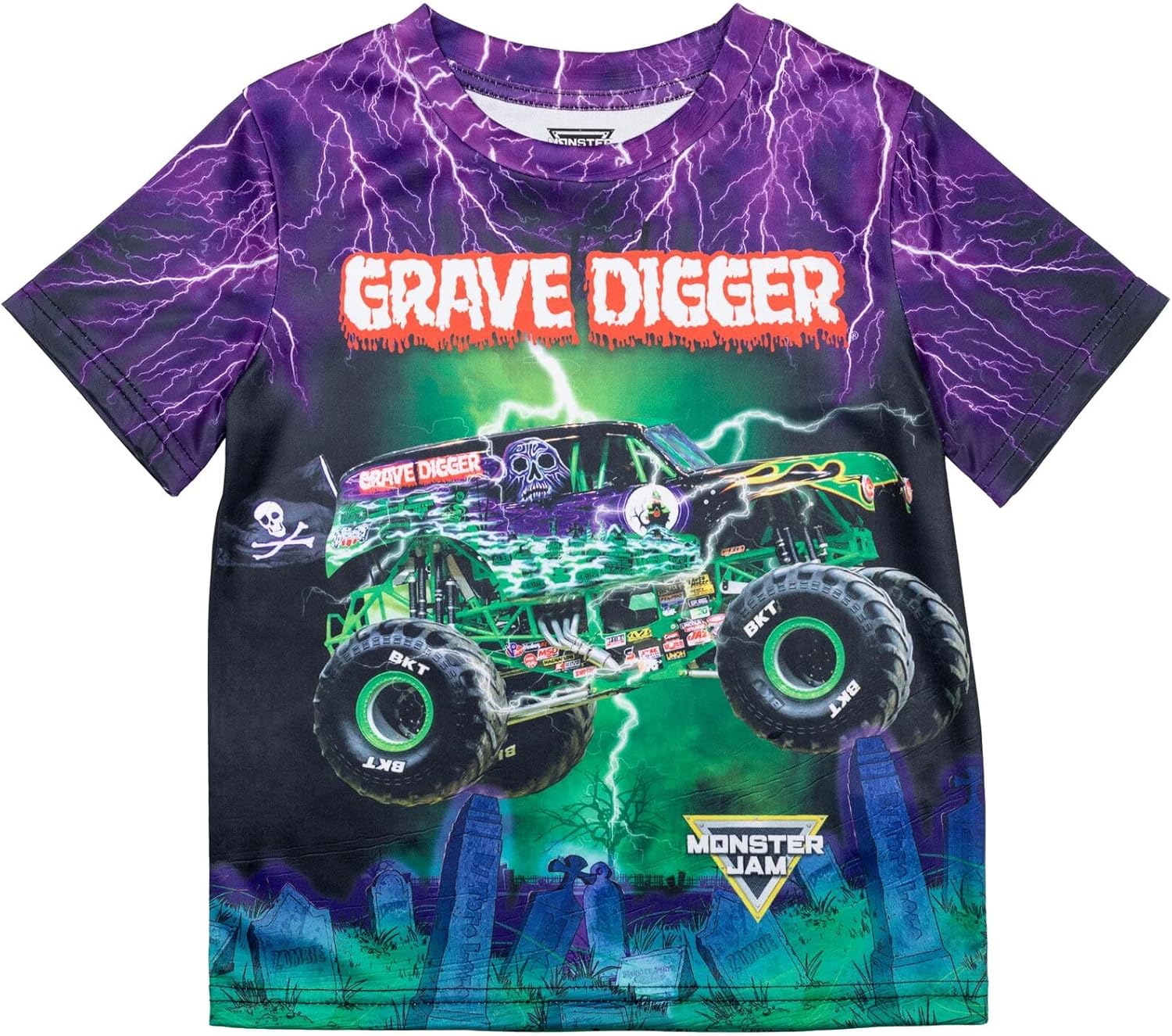 Monster Jam Matching Family T-Shirt Toddler to Adult Grave Digger El Toro Loco M...