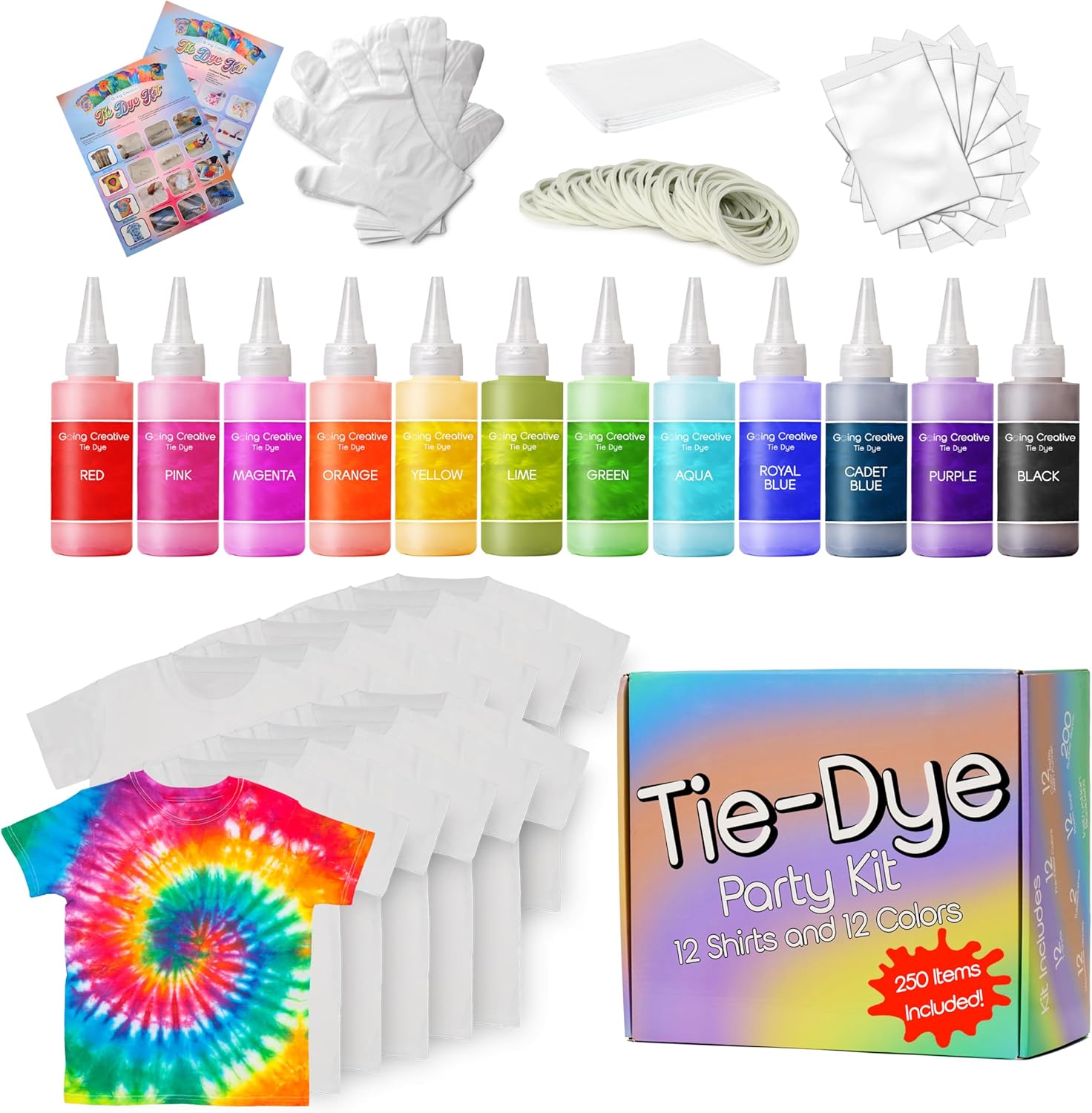 All-in-One Children’s Tie Dye Kit - Tie Dye Party...