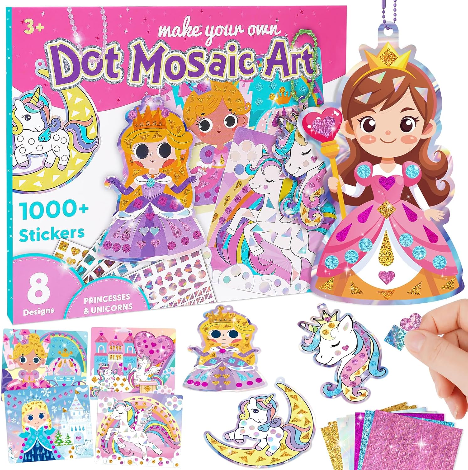 Eichhoo Girls Toys Age 3 4 5 6 7 Year Old Girl Gifts Craft Kits for Kids Age 3-6...