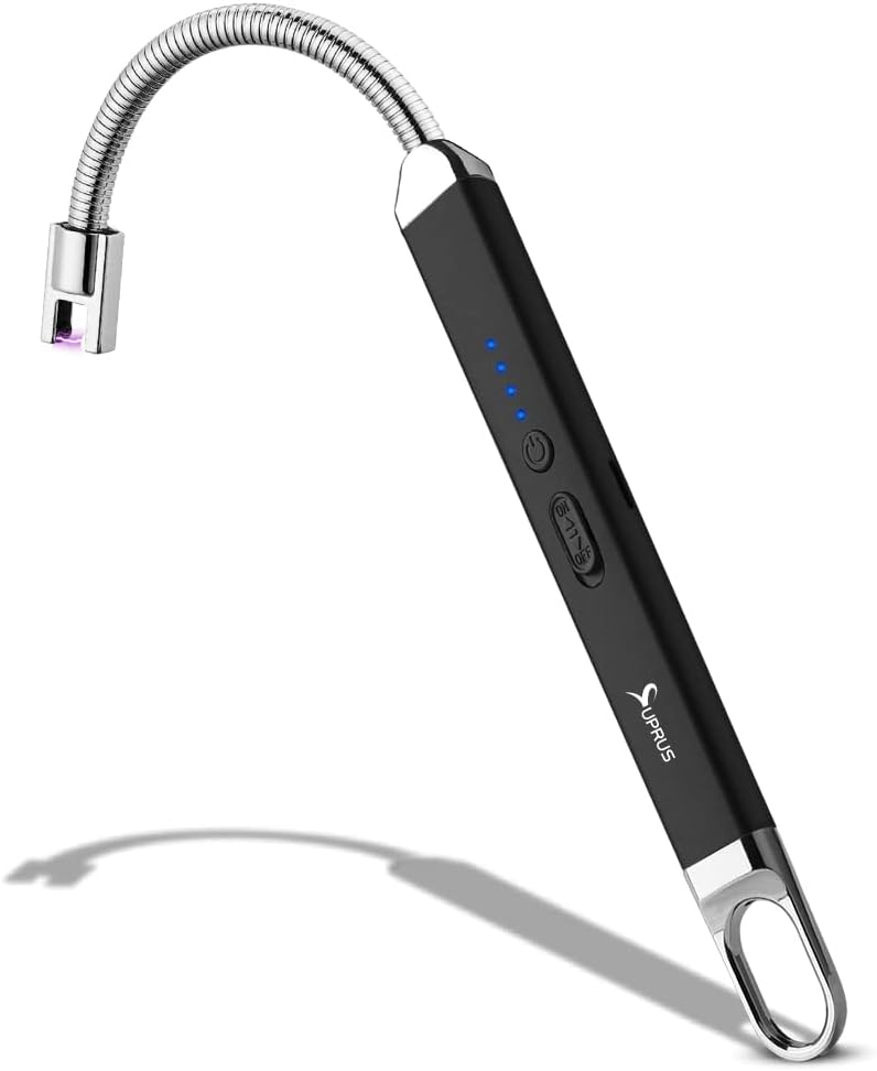 SUPRUS Lighter Rechargeable USB Lighter Arc Electric Lighetrs with Safety Switch...