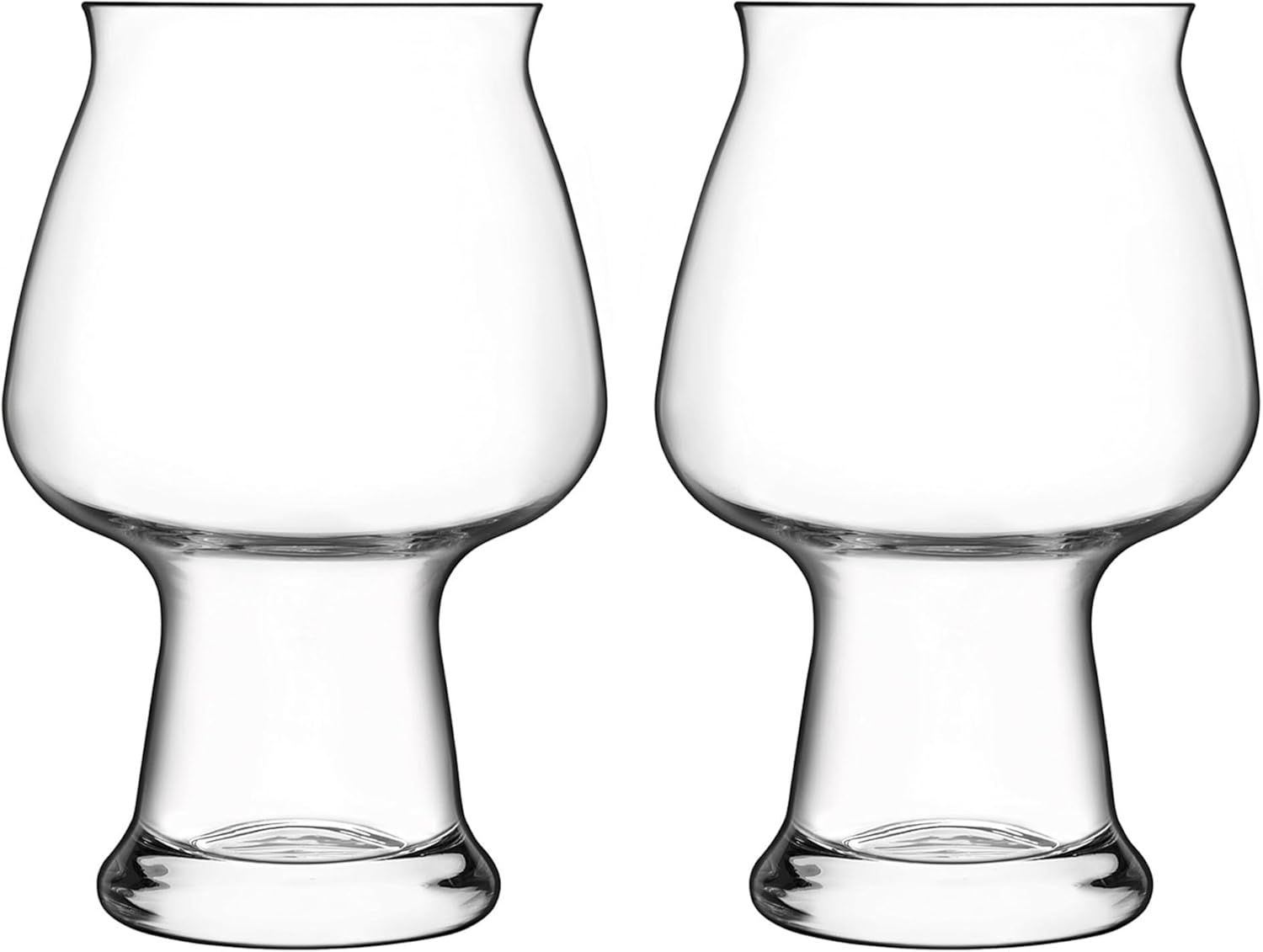 Luigi Bormioli Birrateque 17 oz Cider Beer Glasses (Set of 2) - Craft Beer Glass...