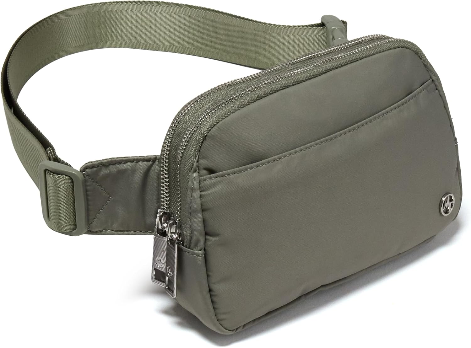 Pander Everywhere Belt Bag for Women, 5 Zipper Pockets Nylon Crossbody Fanny Pac...