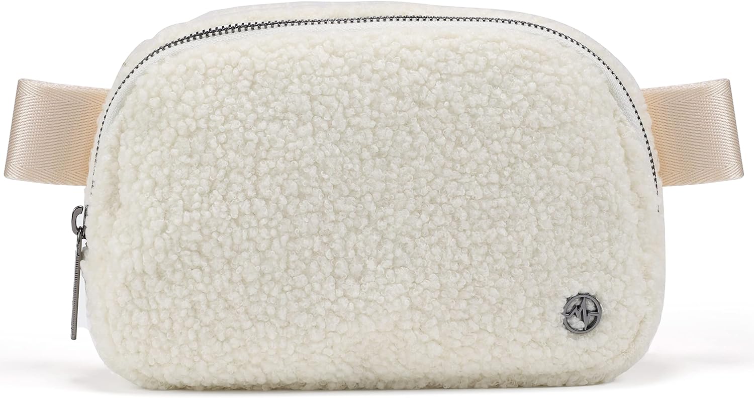 Pander Fanny pack Everywhere Fleece Belt Bag for Women and Men with Adjustable s...