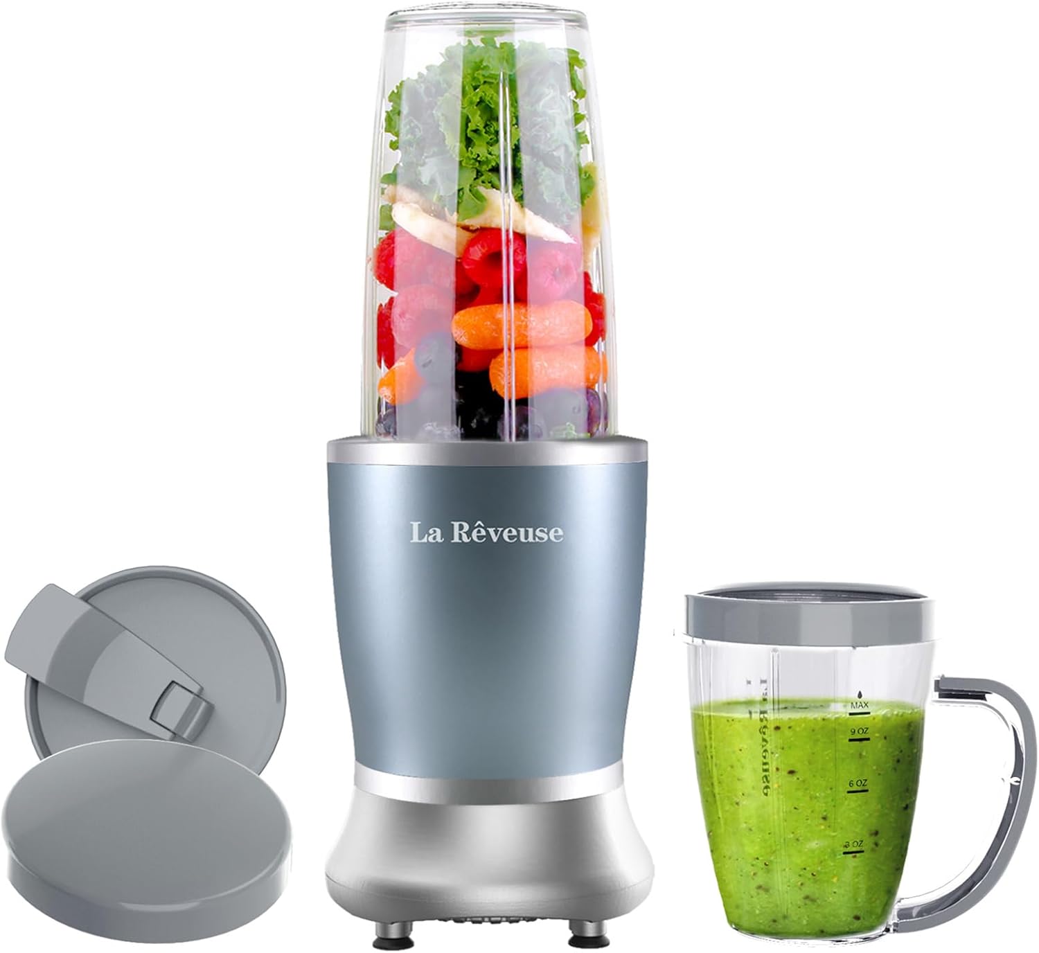 La Reveuse Personal Size Blender 250 Watts Power for Shakes Smoothies Seasonings...