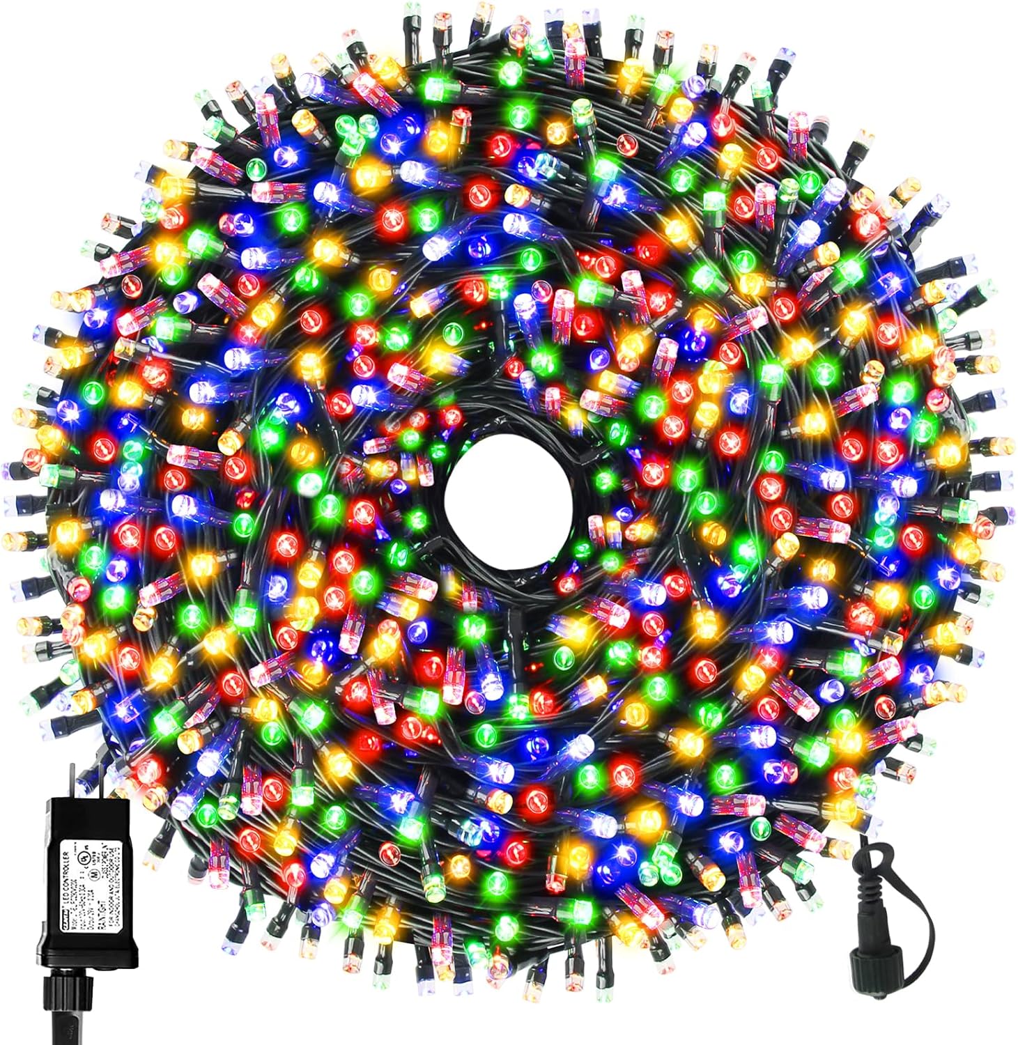 328FT 1000LEDs Christmas Lights Outdoor Indoor 8 Modes for Christmas Tree Party...