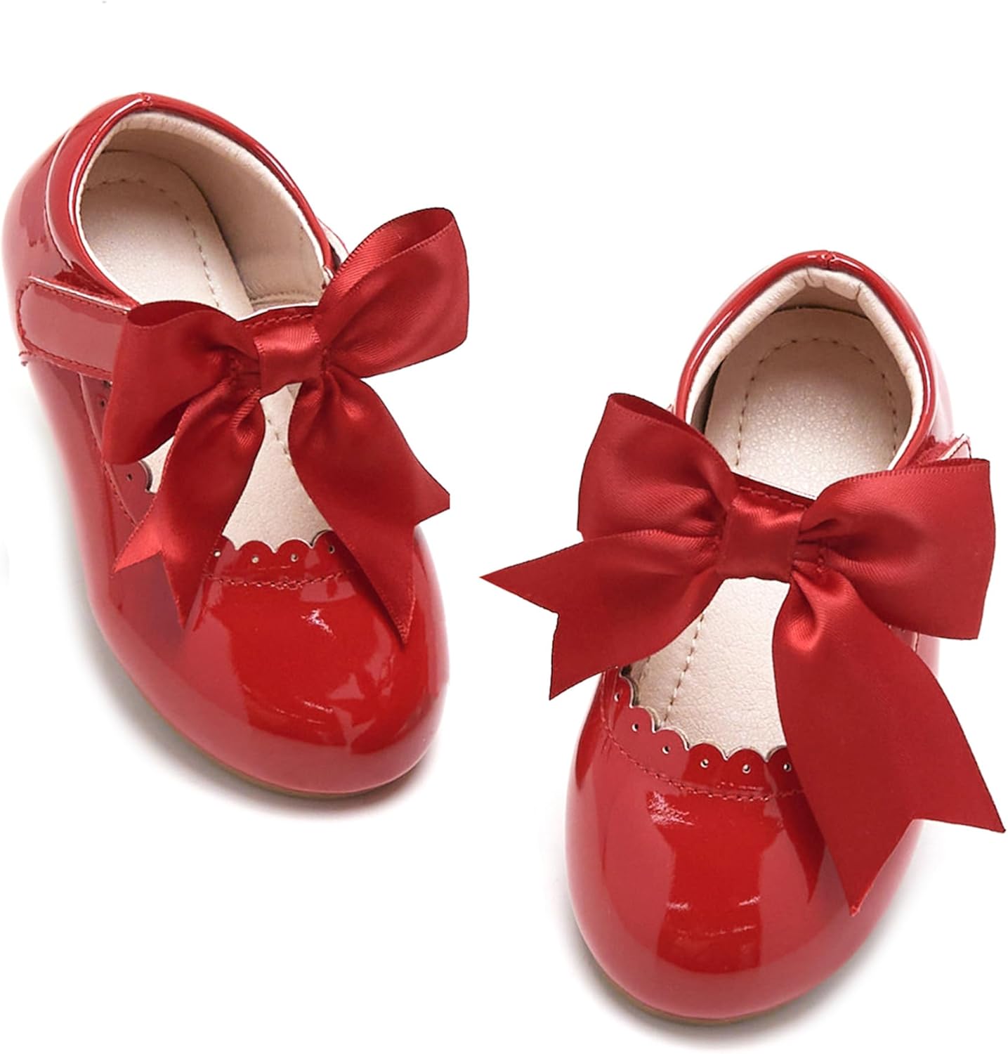 Kiderence Toddler Girls Dress Shoes Little Kids Mary Janes Ballet Flats Toddler...