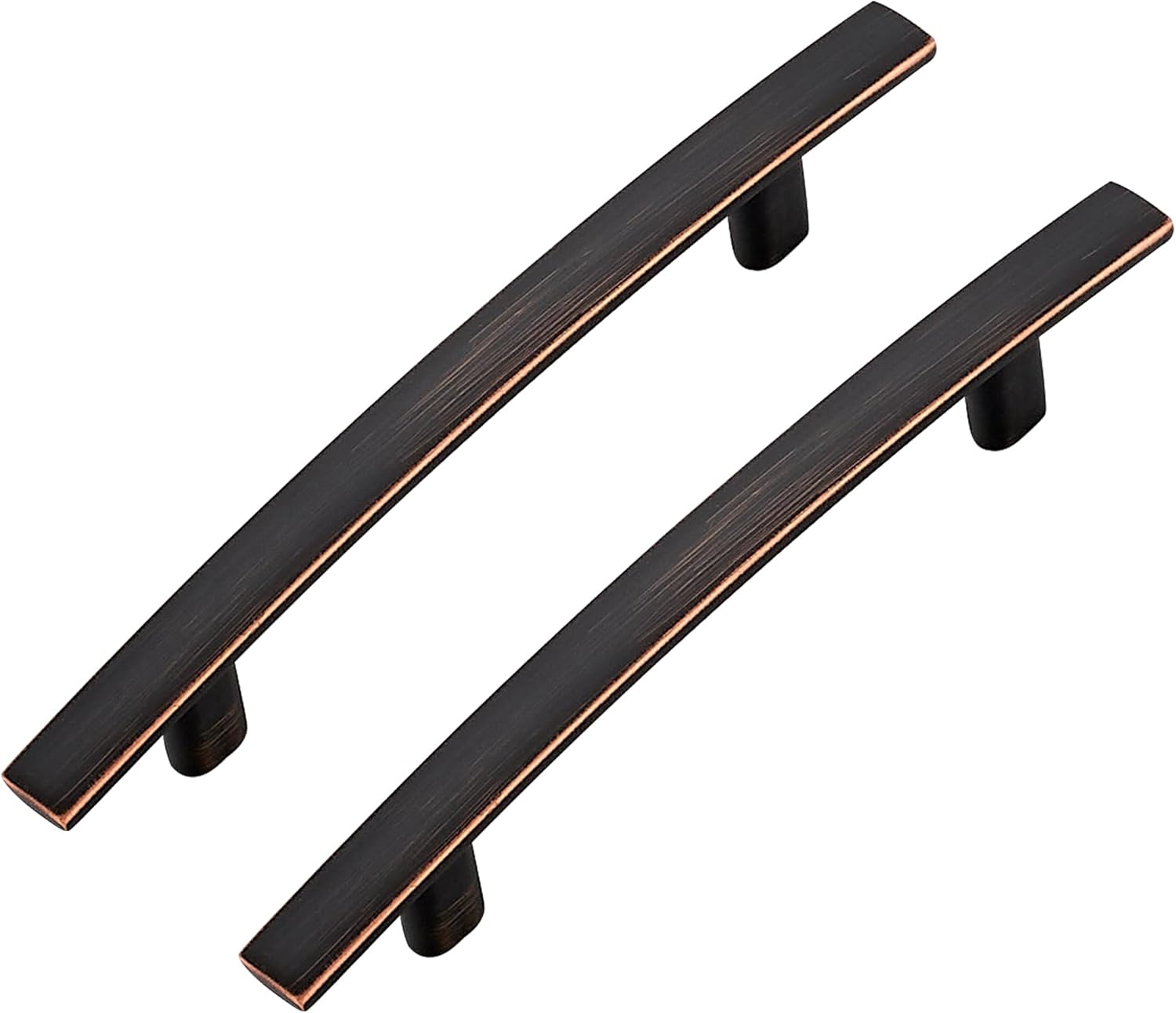 30 Pack Cabinet Handles 3" Hole Center - Curved Cabinet Pulls Oil Rubbed Bronze...