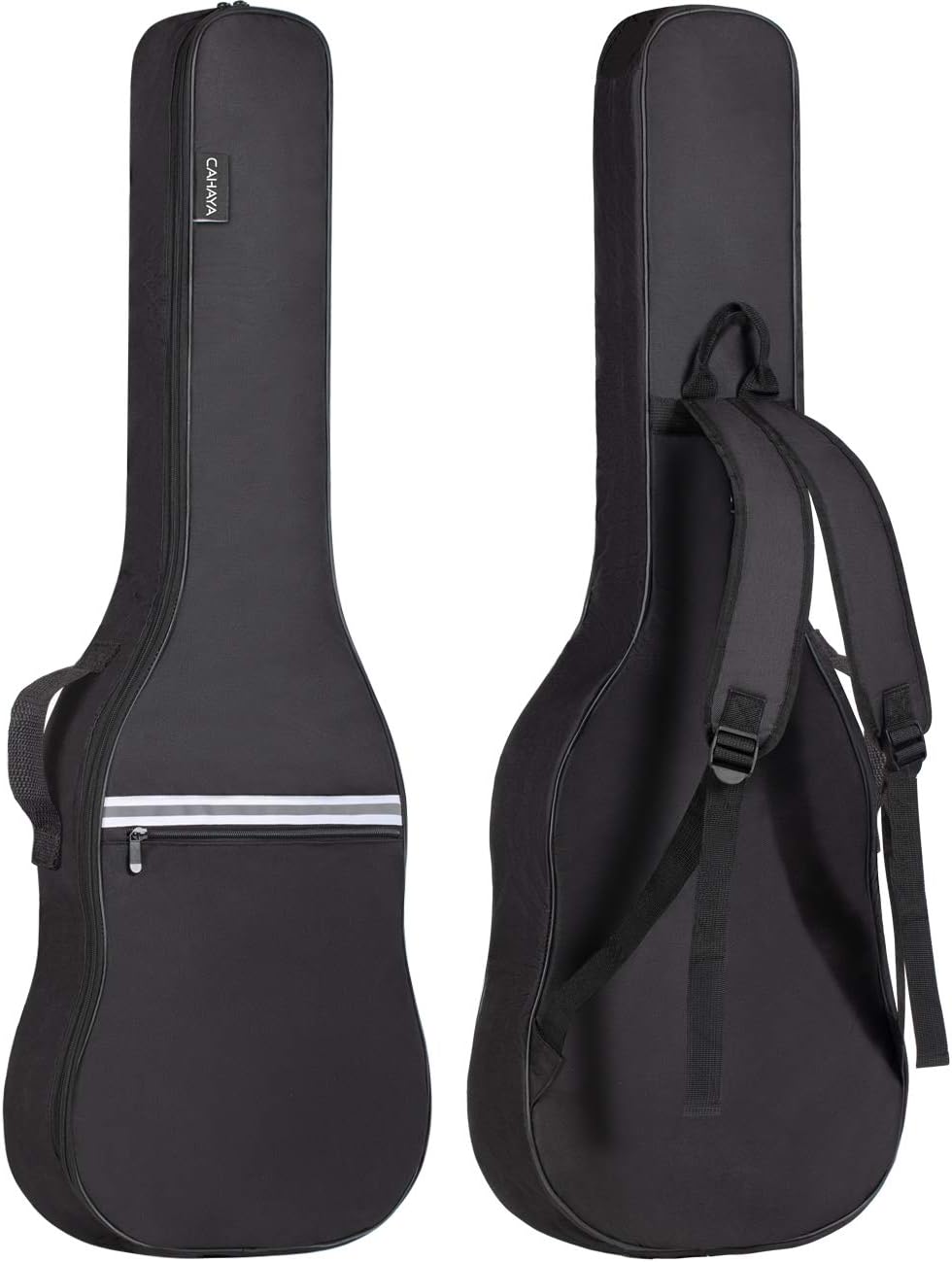 CAHAYA Electric Guitar Bag Gig Bag 6mm Padding Padded Backpack with Reflective B...